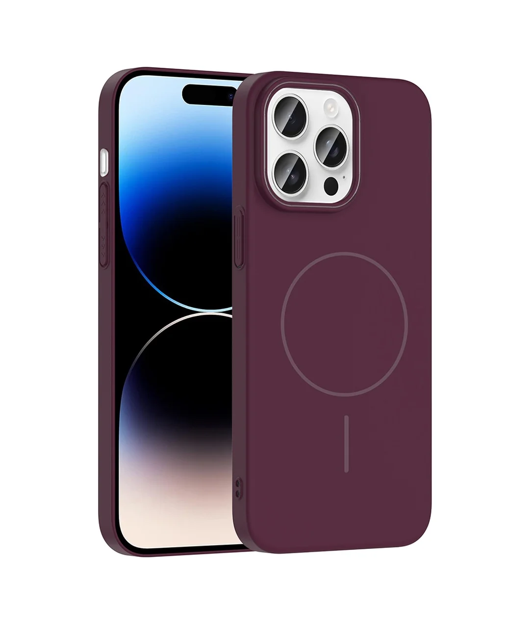 Lexroo Apple iPhone Uyumlu 14 Pro Max Kılıf M-safe Şarj Özellikli Ruby Sert Kılıf - Mürdüm Çok Renkli Lexroo Apple iPhone Uyumlu 14 Pro Max Kılıf M-safe Şarj Özellikli Ruby Sert Kılıf - Mürdüm Çok Renkli