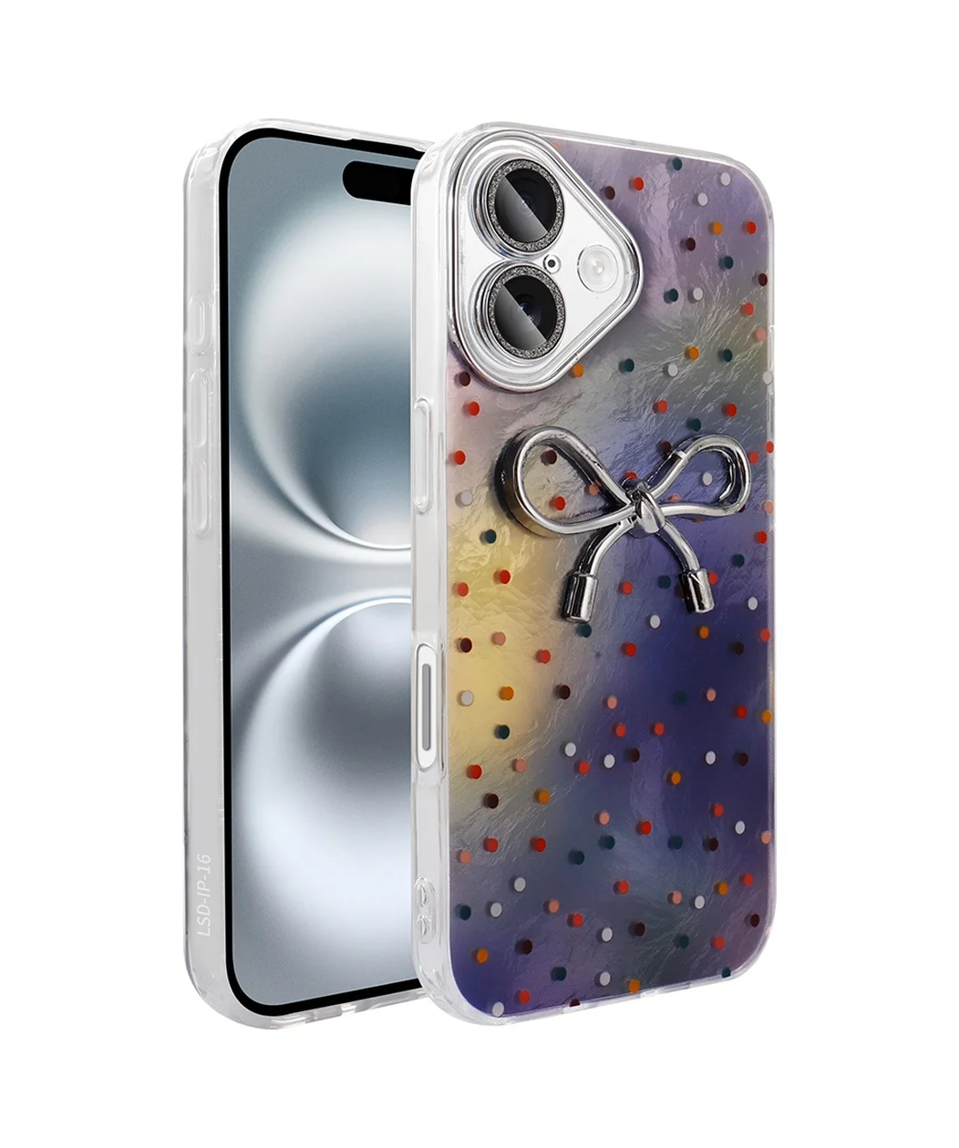 Lexroo Apple iPhone Uyumlu 16 Kılıf Kamera Korumalı Figürlü Ponti Silikon Kılıf - Lila Lexroo Apple iPhone Uyumlu 16 Kılıf Kamera Korumalı Figürlü Ponti Silikon Kılıf - Lila