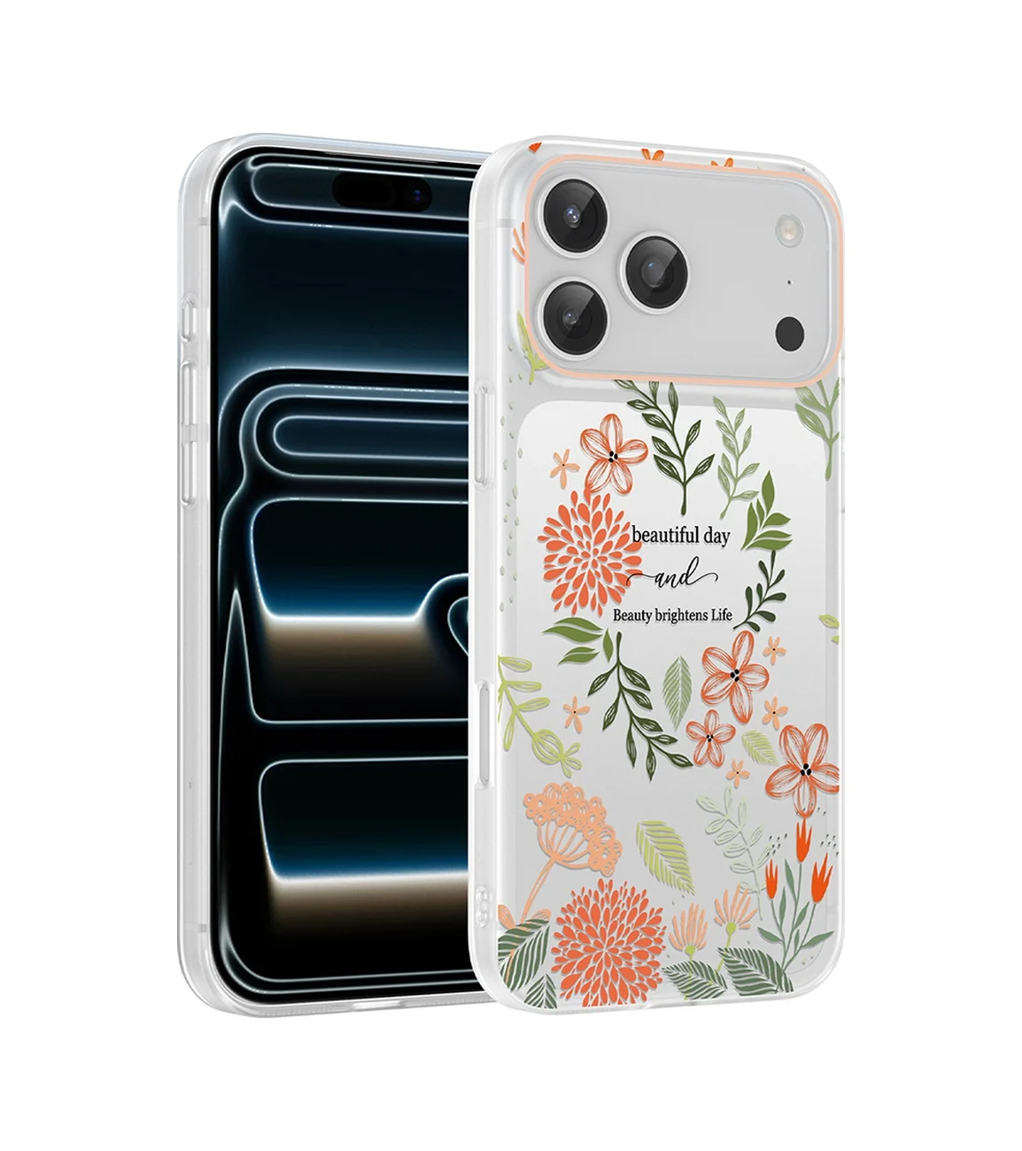 Lexroo Apple iPhone Uyumlu 17 Pro Kılıf Kamera Korumalı Desenli Klip Kılıf - Beautiful Çok Renkli Lexroo Apple iPhone Uyumlu 17 Pro Kılıf Kamera Korumalı Desenli Klip Kılıf - Beautiful Çok Renkli