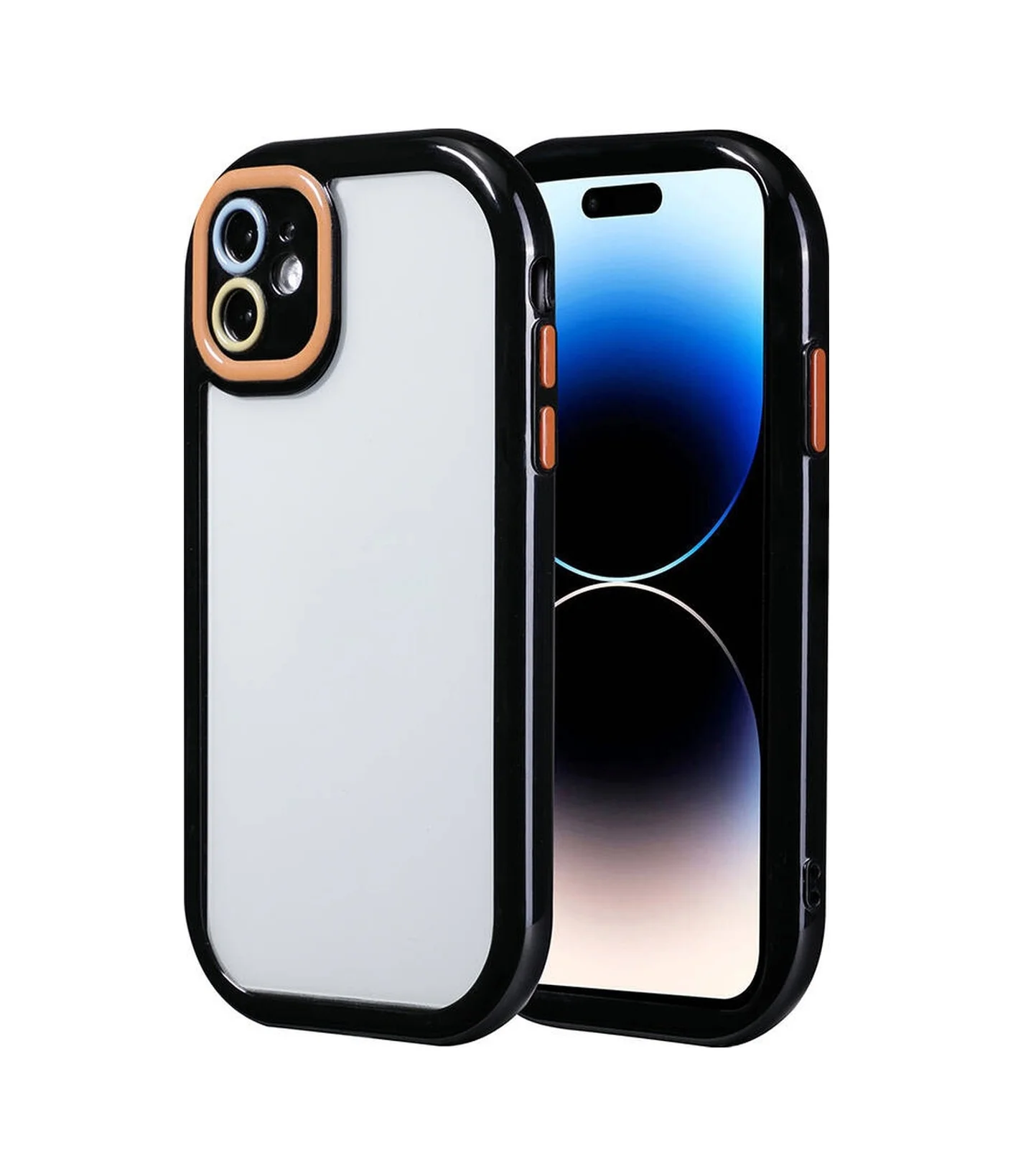 Lexroo Apple iPhone Uyumlu 11 Kılıf Kamera Korumalı Renkli Kenar Ve Çerçeve Tasarımlı Vitamin Kılıf - Siyah Lexroo Apple iPhone Uyumlu 11 Kılıf Kamera Korumalı Renkli Kenar Ve Çerçeve Tasarımlı Vitamin Kılıf - Siyah