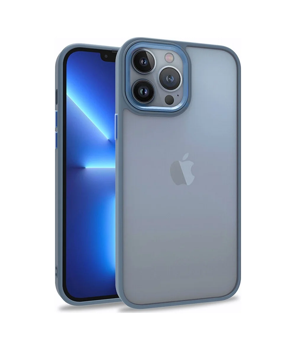 Lexroo Apple iPhone Uyumlu 13 Pro Kılıf Flora Kılıf - Sierra Mavi Lexroo Apple iPhone Uyumlu 13 Pro Kılıf Flora Kılıf - Sierra Mavi