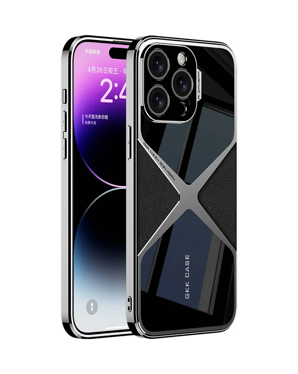 Lexroo Apple iPhone Uyumlu 15 Pro Kılıf Ultra İnce Kamera Korumalı Pc + Deri Arka Yüzey X-pro Kılıf - Siyah Lexroo Apple iPhone Uyumlu 15 Pro Kılıf Ultra İnce Kamera Korumalı Pc + Deri Arka Yüzey X-pro Kılıf - Siyah