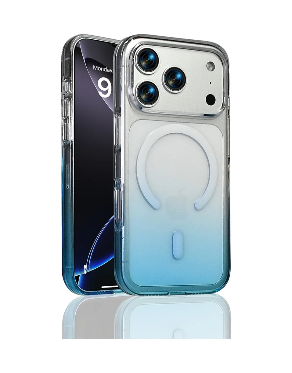 Lexroo Apple iPhone Uyumlu 17 Pro Kılıf M-safe Şarj Özellikli Septik Silikon Kılıf - Turkuaz Lexroo Apple iPhone Uyumlu 17 Pro Kılıf M-safe Şarj Özellikli Septik Silikon Kılıf - Turkuaz