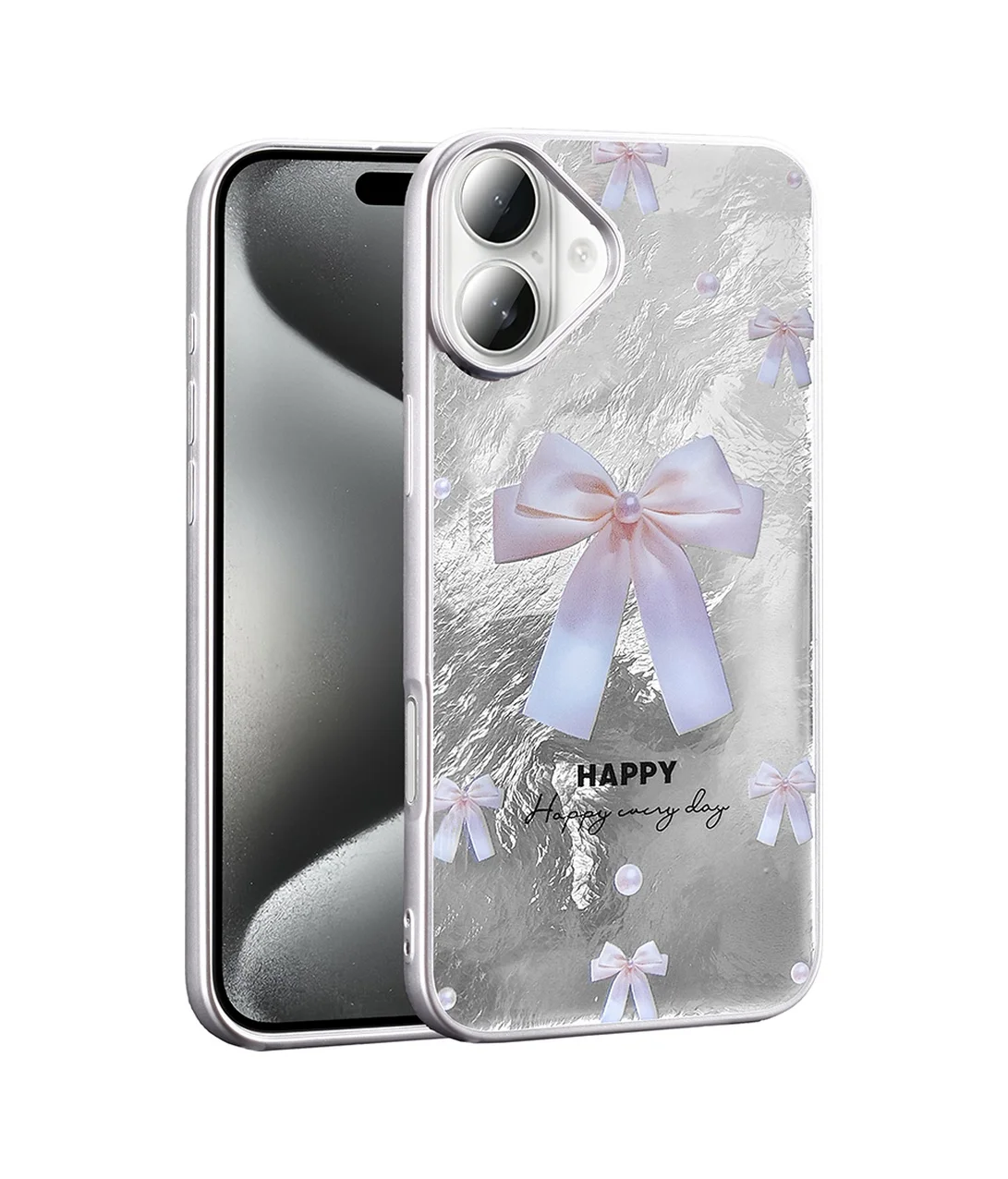 Lexroo Apple iPhone Uyumlu 16 Kılıf Desenli Mep Kılıf - İncili Fiyonk Çok Renkli Lexroo Apple iPhone Uyumlu 16 Kılıf Desenli Mep Kılıf - İncili Fiyonk Çok Renkli