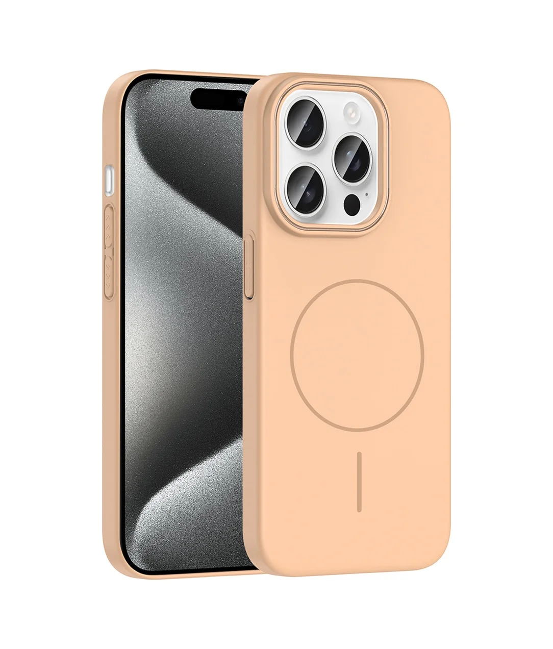 Lexroo Apple iPhone Uyumlu 15 Pro Max Kılıf M-safe Şarj Özellikli Ruby Sert Kılıf - Desert Titanyum Çok Renkli Lexroo Apple iPhone Uyumlu 15 Pro Max Kılıf M-safe Şarj Özellikli Ruby Sert Kılıf - Desert Titanyum Çok Renkli