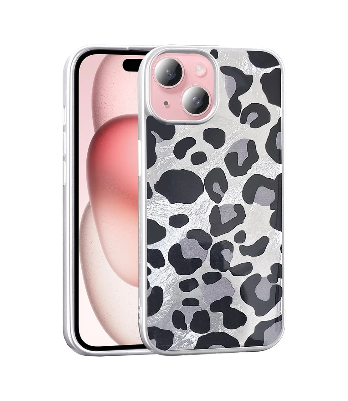 Lexroo Apple iPhone Uyumlu 14 Kılıf Desenli Mep Kılıf - Gri Leopar Lexroo Apple iPhone Uyumlu 14 Kılıf Desenli Mep Kılıf - Gri Leopar