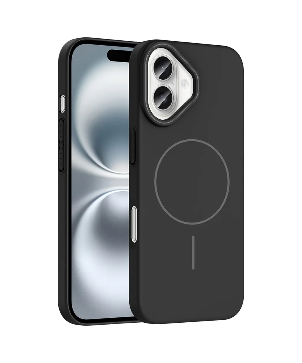 Lexroo Apple iPhone Uyumlu 16 Plus Kılıf M-safe Şarj Özellikli Ruby Sert Kılıf - Siyah Lexroo Apple iPhone Uyumlu 16 Plus Kılıf M-safe Şarj Özellikli Ruby Sert Kılıf - Siyah