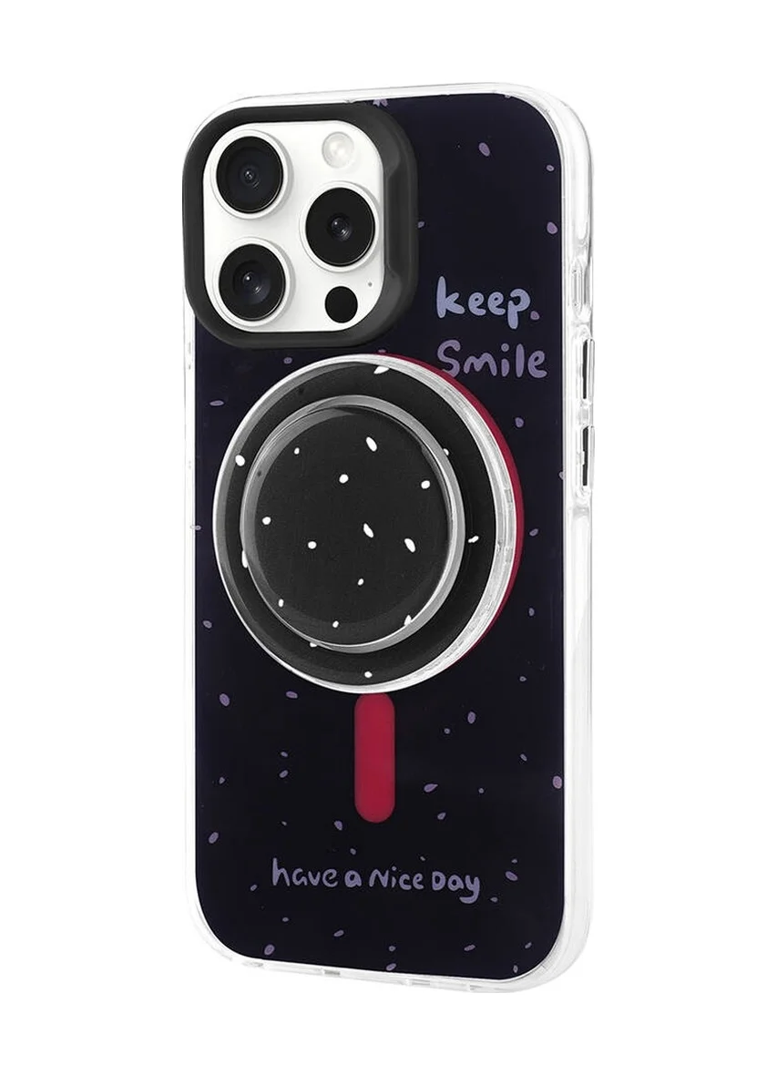 Lexroo Apple iPhone Uyumlu 15 Pro Kılıf M-safe Şarj Özellikli Tak-çıkar Pop Soketli Tiktok Kılıf - Siyah Lexroo Apple iPhone Uyumlu 15 Pro Kılıf M-safe Şarj Özellikli Tak-çıkar Pop Soketli Tiktok Kılıf - Siyah
