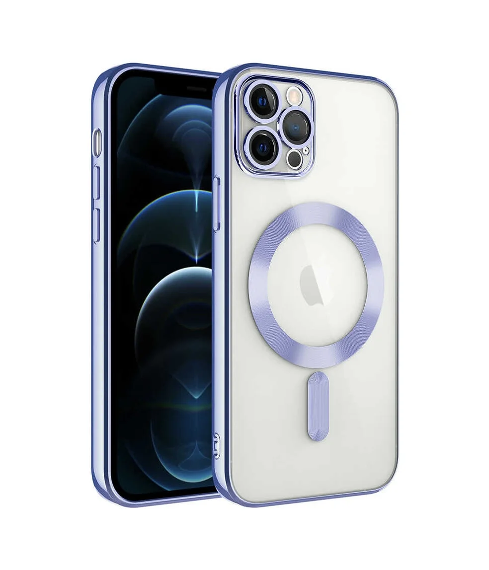 Lexroo Apple iPhone Uyumlu 11 Pro Max Kılıf Kamera Korumalı M-safe Wireless Şarj Özellikli Demre Kılıf - Lila Lexroo Apple iPhone Uyumlu 11 Pro Max Kılıf Kamera Korumalı M-safe Wireless Şarj Özellikli Demre Kılıf - Lila