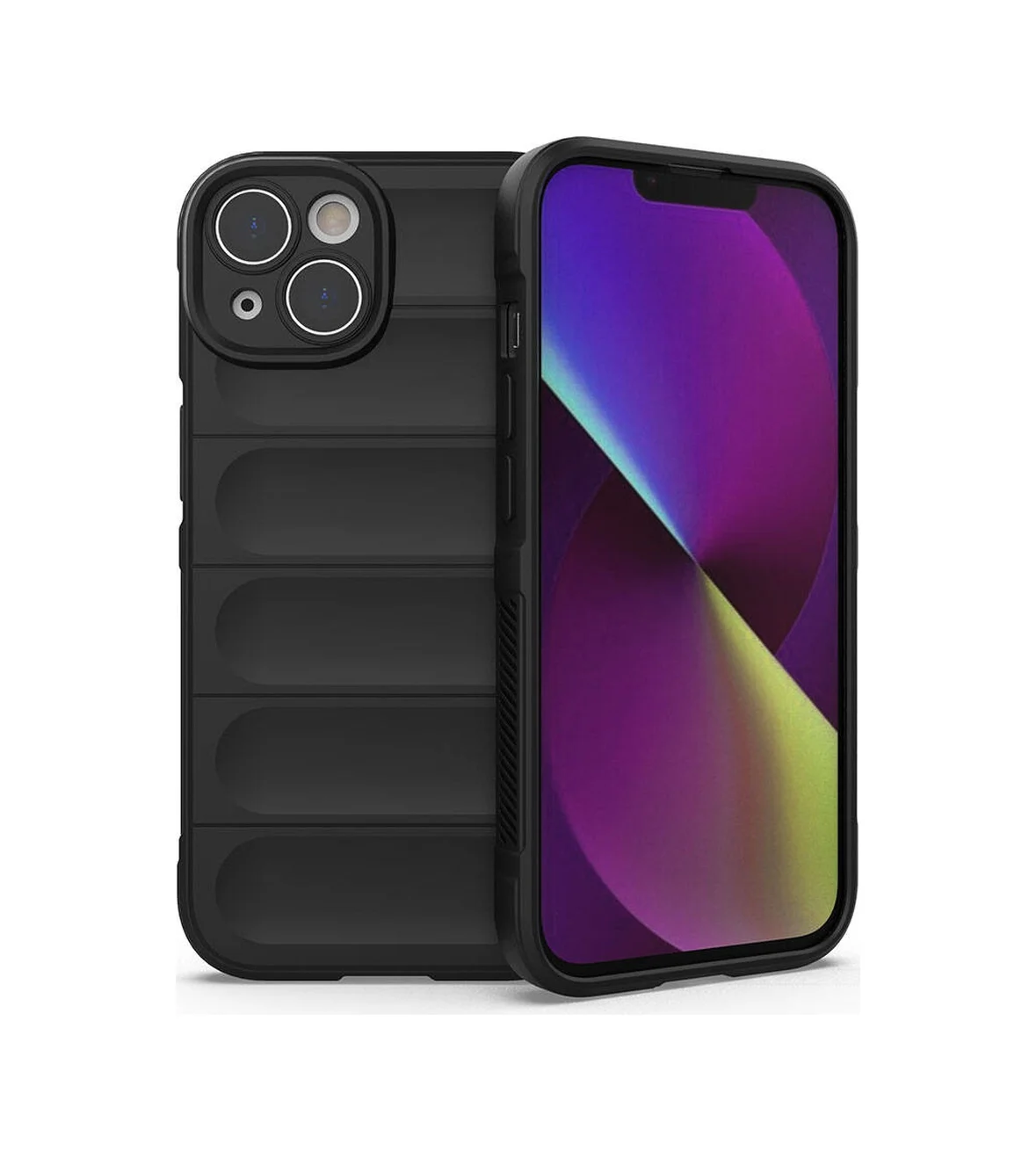 Lexroo Apple iPhone Uyumlu 14 Kılıf Esnek Tpu Oyuklu Arka Yüzey Tasarımlı Etnik Silikon Kılıf - Siyah Lexroo Apple iPhone Uyumlu 14 Kılıf Esnek Tpu Oyuklu Arka Yüzey Tasarımlı Etnik Silikon Kılıf - Siyah