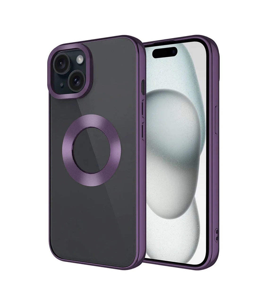 Lexroo Apple iPhone Uyumlu 15 Plus Kılıf Tek Kamera Çerçeveli Logo Gösteren Omega Kılıf - Derin Mor Lexroo Apple iPhone Uyumlu 15 Plus Kılıf Tek Kamera Çerçeveli Logo Gösteren Omega Kılıf - Derin Mor