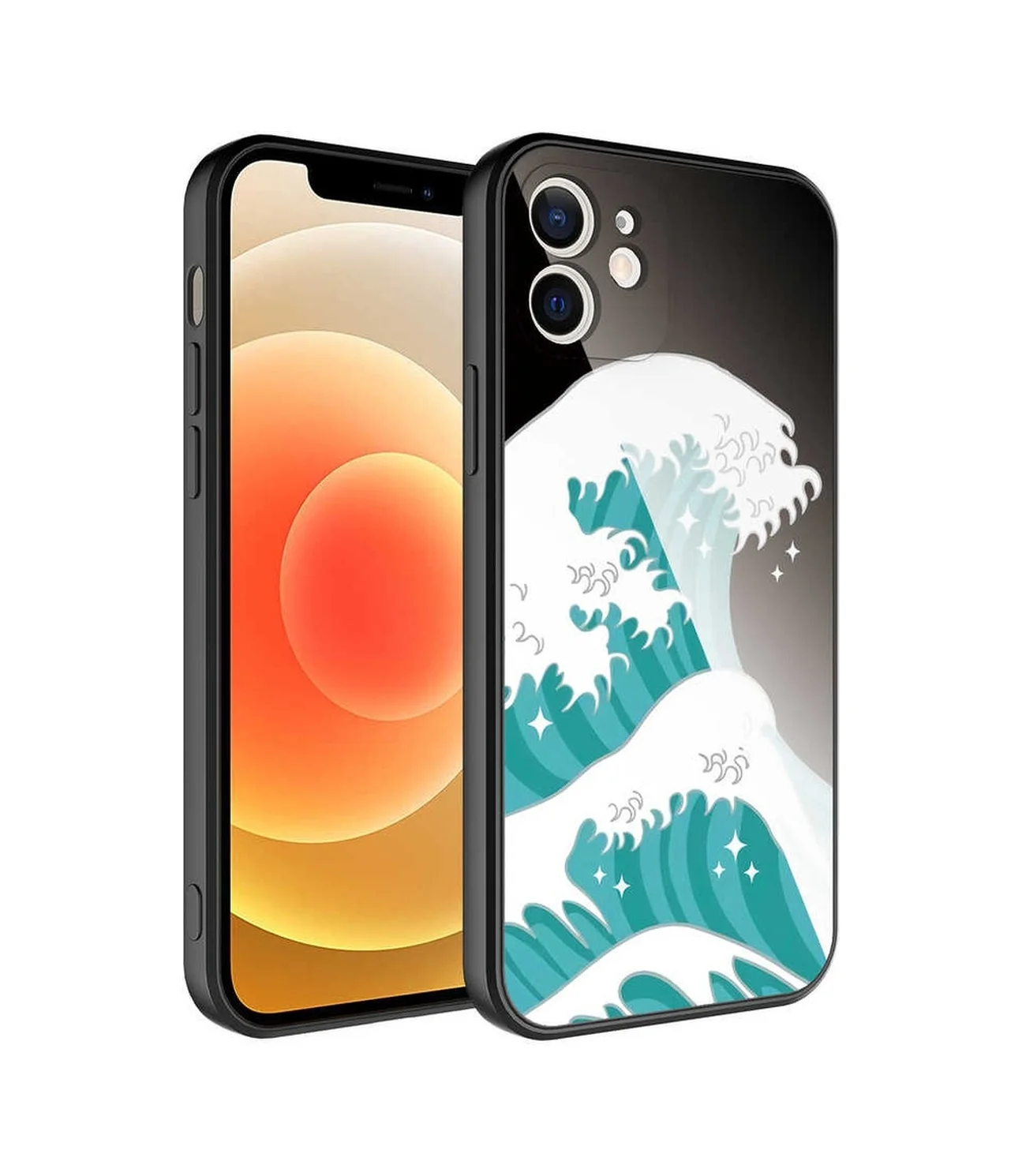 Lexroo Apple iPhone Uyumlu 12 Kılıf Kamera Korumalı Desenli Sert Silikon Epoksi Kılıf - No9 Çok Renkli Lexroo Apple iPhone Uyumlu 12 Kılıf Kamera Korumalı Desenli Sert Silikon Epoksi Kılıf - No9 Çok Renkli