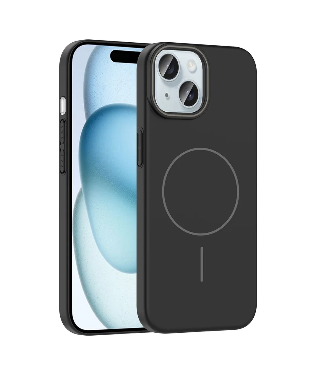 Lexroo Apple iPhone Uyumlu 15 Kılıf M-safe Şarj Özellikli Ruby Sert Kılıf - Siyah Lexroo Apple iPhone Uyumlu 15 Kılıf M-safe Şarj Özellikli Ruby Sert Kılıf - Siyah
