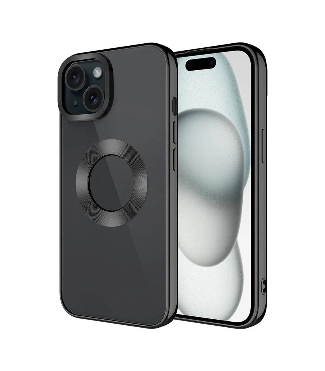 Lexroo Apple iPhone Uyumlu 15 Plus Kılıf Tek Kamera Çerçeveli Logo Gösteren Omega Kılıf - Siyah Lexroo Apple iPhone Uyumlu 15 Plus Kılıf Tek Kamera Çerçeveli Logo Gösteren Omega Kılıf - Siyah
