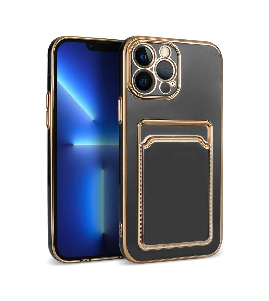Lexroo Apple iPhone Uyumlu 13 Pro Kılıf Bark Kartlıklı Kılıf - Siyah Lexroo Apple iPhone Uyumlu 13 Pro Kılıf Bark Kartlıklı Kılıf - Siyah