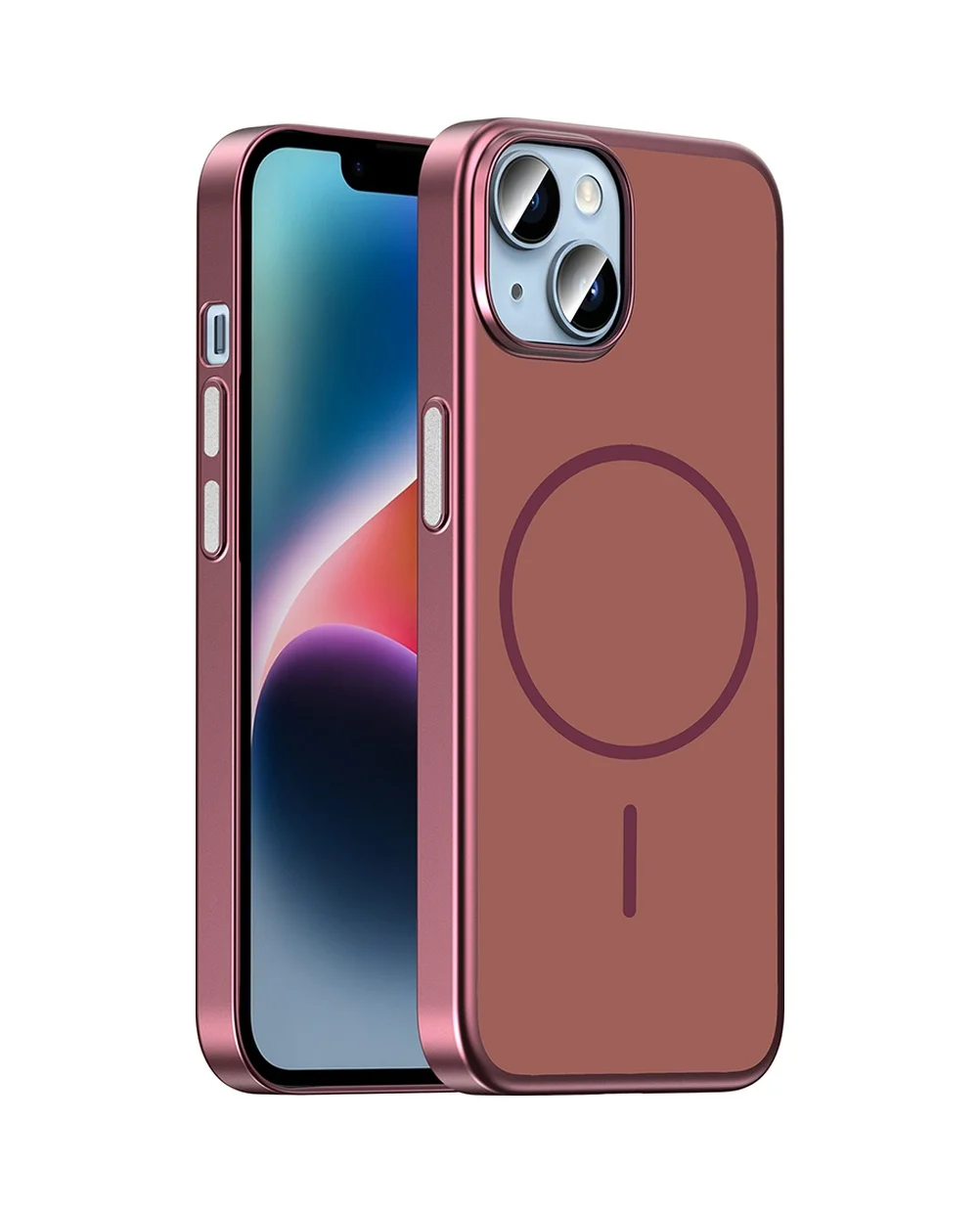 Lexroo Apple iPhone Uyumlu 15 Kılıf M-safe Şarj Özellikli Lora Pc Kılıf - Mürdüm Çok Renkli Lexroo Apple iPhone Uyumlu 15 Kılıf M-safe Şarj Özellikli Lora Pc Kılıf - Mürdüm Çok Renkli