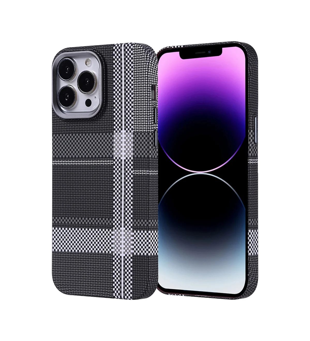 Lexroo Apple iPhone Uyumlu 14 Pro Max Kılıf M-safe Şarj Özellikli Karbon Fiber Görünümlü Nekst Kılıf - Gri-siyah Lexroo Apple iPhone Uyumlu 14 Pro Max Kılıf M-safe Şarj Özellikli Karbon Fiber Görünümlü Nekst Kılıf - Gri-siyah