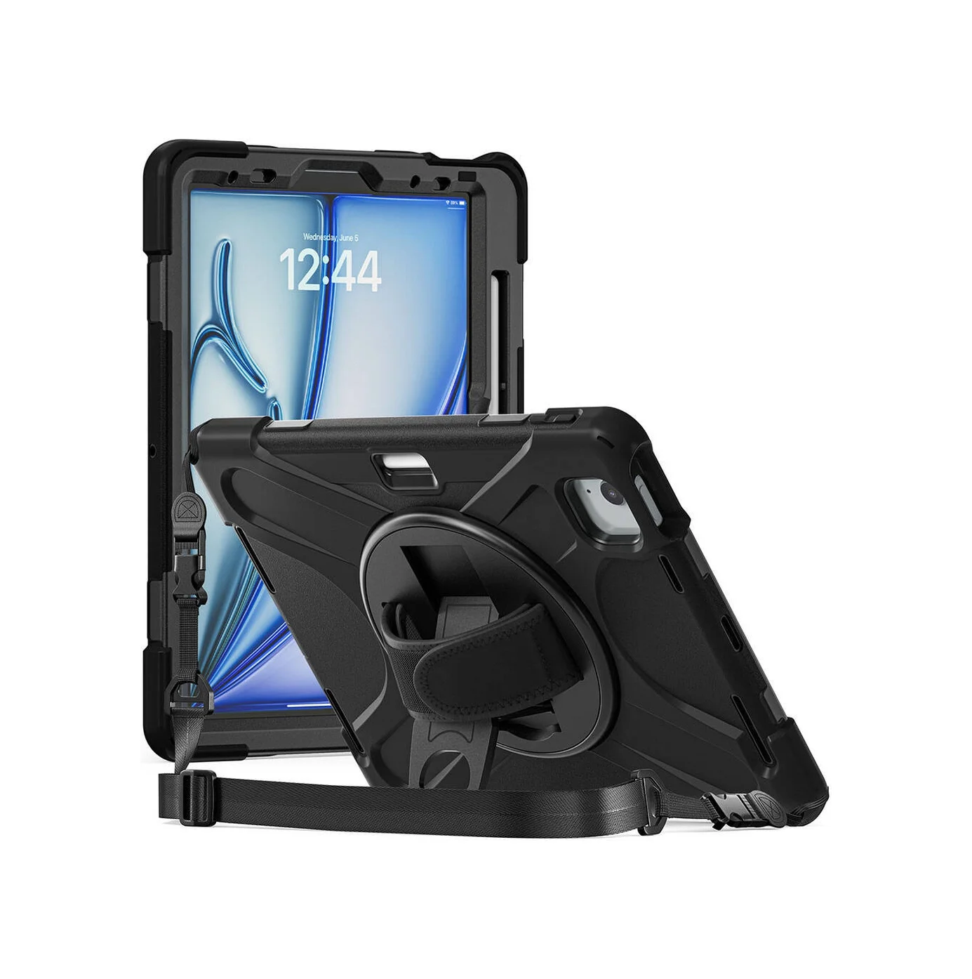Lexroo Apple Uyumlu iPad Pro 11 2022 M2 Defender Tablet Silikon - Siyah Lexroo Apple Uyumlu iPad Pro 11 2022 M2 Defender Tablet Silikon - Siyah