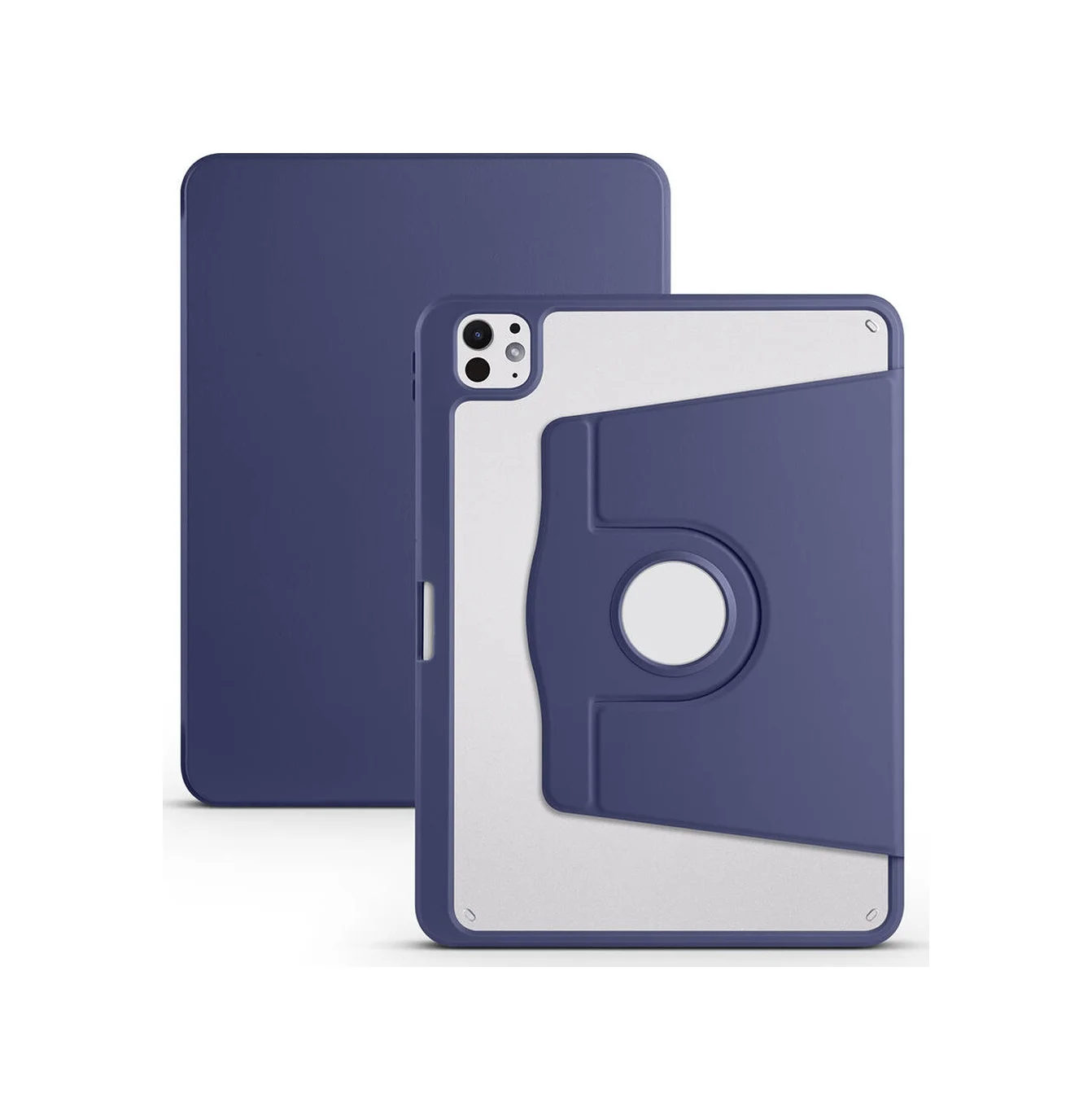Lexroo Apple Uyumlu iPad Pro 11 2025 M5 Kılıf Termik Kalem Bölmeli Dönebilen Standlı Kılıf - Lacivert Silikon Lexroo Apple Uyumlu iPad Pro 11 2025 M5 Kılıf Termik Kalem Bölmeli Dönebilen Standlı Kılıf - Lacivert Silikon