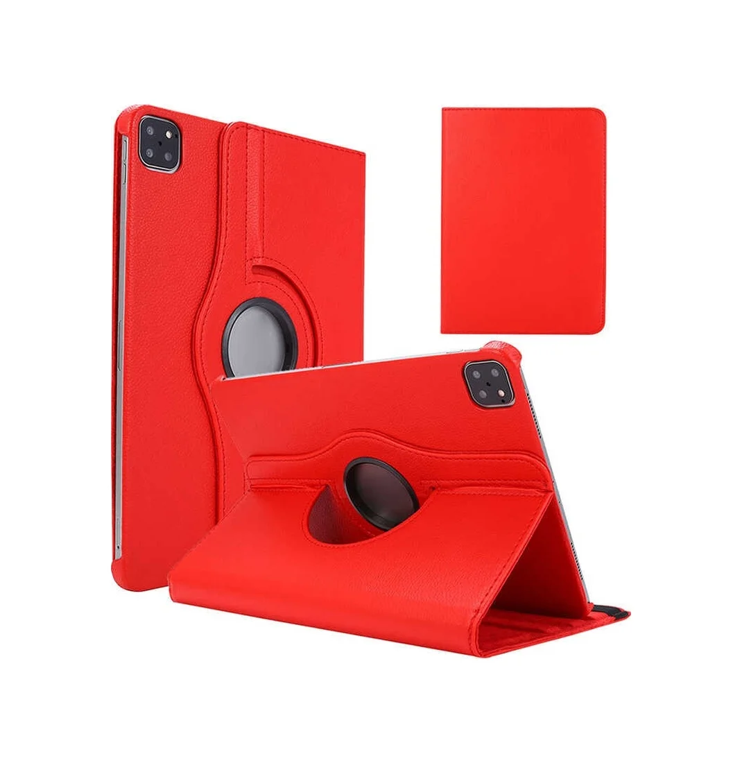 Lexroo Apple Uyumlu iPad Pro 12.9 2022 M2 Dönebilen Standlı Kılıf - Kırmızı Lexroo Apple Uyumlu iPad Pro 12.9 2022 M2 Dönebilen Standlı Kılıf - Kırmızı