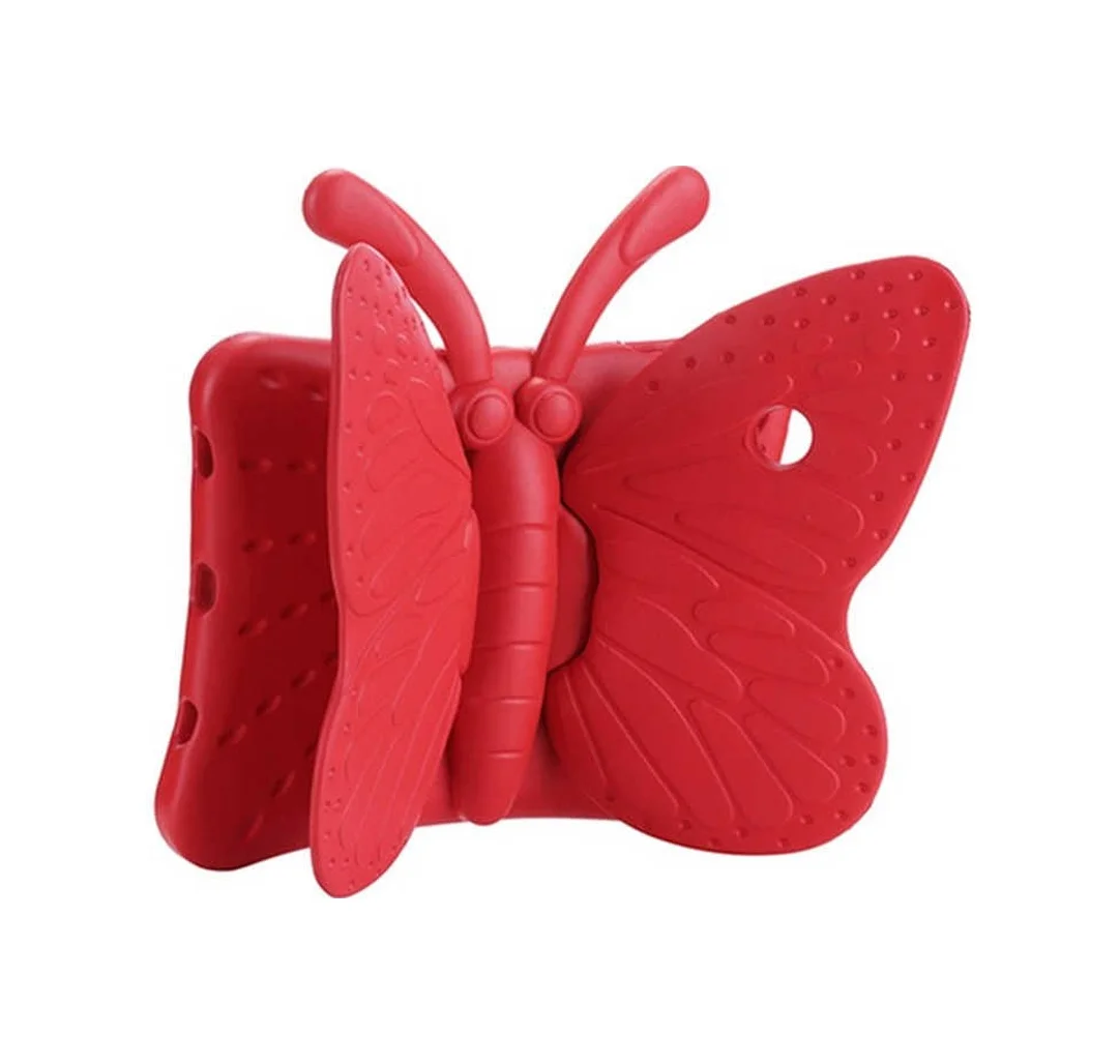 Lexroo Apple Uyumlu iPad 2 3 4 Butterfly Standlı Tablet Kılıf - Kırmızı Silikon Lexroo Apple Uyumlu iPad 2 3 4 Butterfly Standlı Tablet Kılıf - Kırmızı Silikon