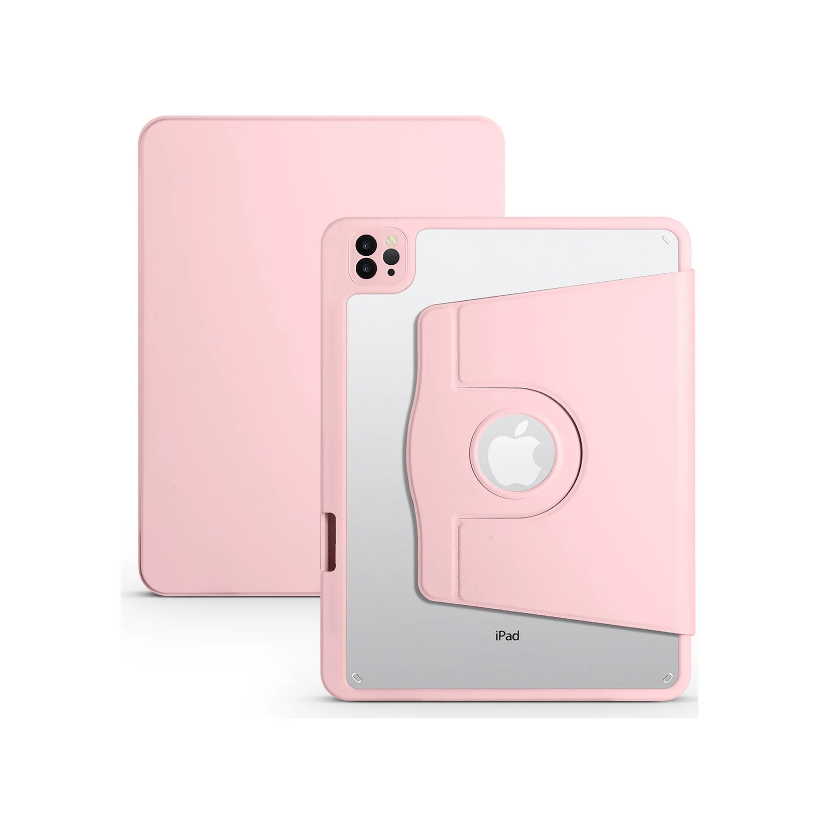 Lexroo Apple Uyumlu iPad Air 11 2025 M3 Kılıf Termik Kalem Bölmeli Dönebilen Standlı Kılıf - Pembe Silikon Lexroo Apple Uyumlu iPad Air 11 2025 M3 Kılıf Termik Kalem Bölmeli Dönebilen Standlı Kılıf - Pembe Silikon