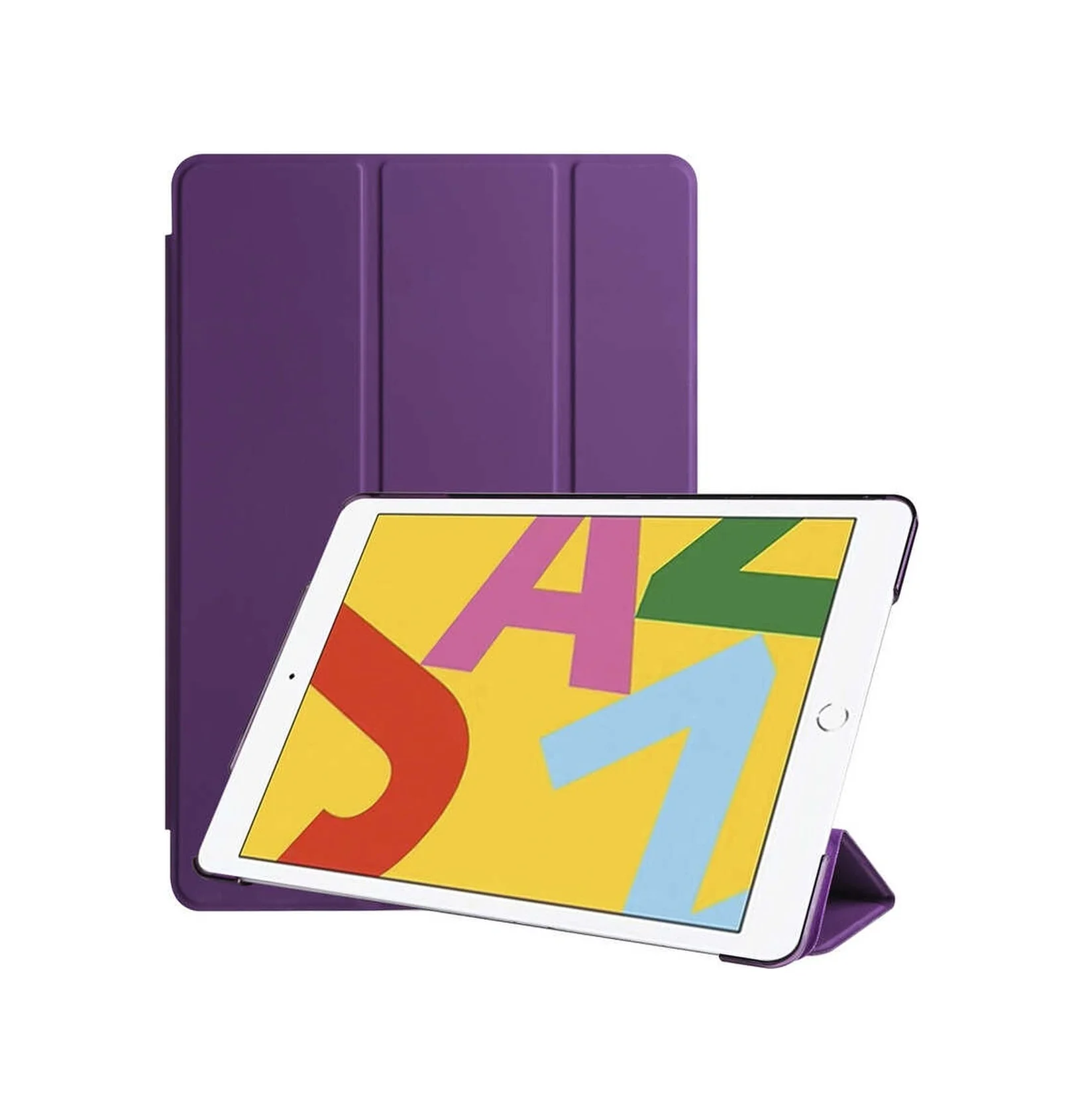 Lexroo Apple Uyumlu iPad 10.2 2021 9.nesil Smart Cover Standlı 1-1 Kılıf - Mor Lexroo Apple Uyumlu iPad 10.2 2021 9.nesil Smart Cover Standlı 1-1 Kılıf - Mor