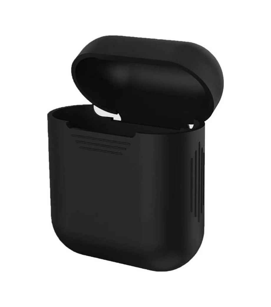 Lexroo Apple Uyumlu Airpods Standart Silikon Kılıf - Siyah Lexroo Apple Uyumlu Airpods Standart Silikon Kılıf - Siyah