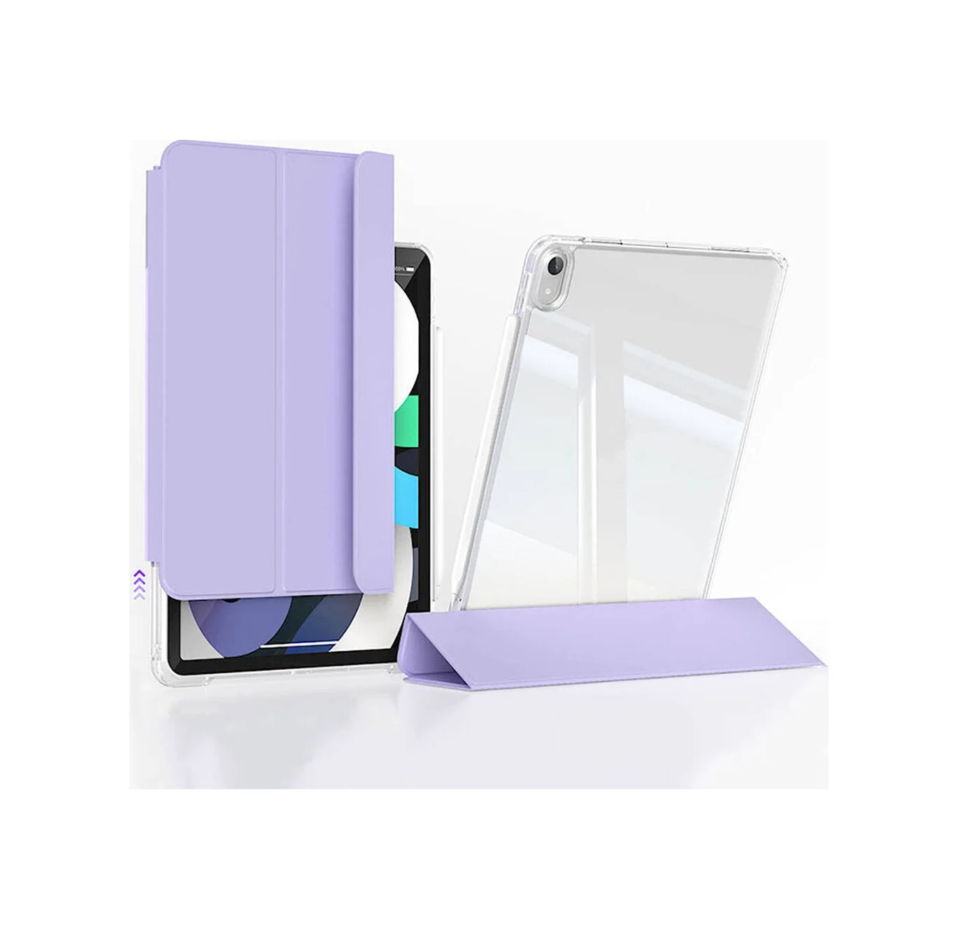 Lexroo Apple Uyumlu iPad Air 11 2025 M3 Kılıf Magnetik Ayrılabilen Airbagli Sliding Tablet Kılıfı - Lavender Lexroo Apple Uyumlu iPad Air 11 2025 M3 Kılıf Magnetik Ayrılabilen Airbagli Sliding Tablet Kılıfı - Lavender