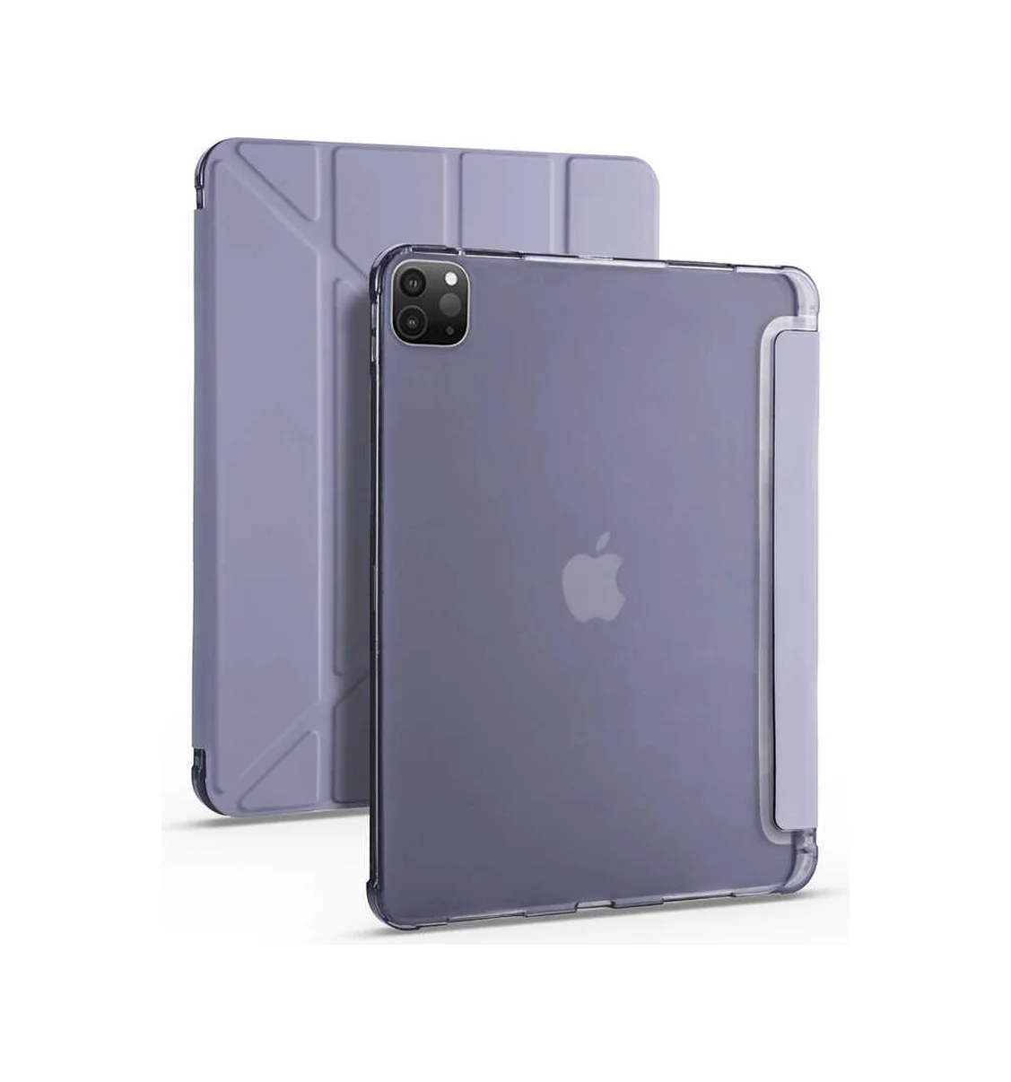 Lexroo Apple Uyumlu iPad Pro 11 2020 2.nesil Kılıf Tri Folding Kalem Bölmeli Standlı Kılıf - Mor Silikon Lexroo Apple Uyumlu iPad Pro 11 2020 2.nesil Kılıf Tri Folding Kalem Bölmeli Standlı Kılıf - Mor Silikon