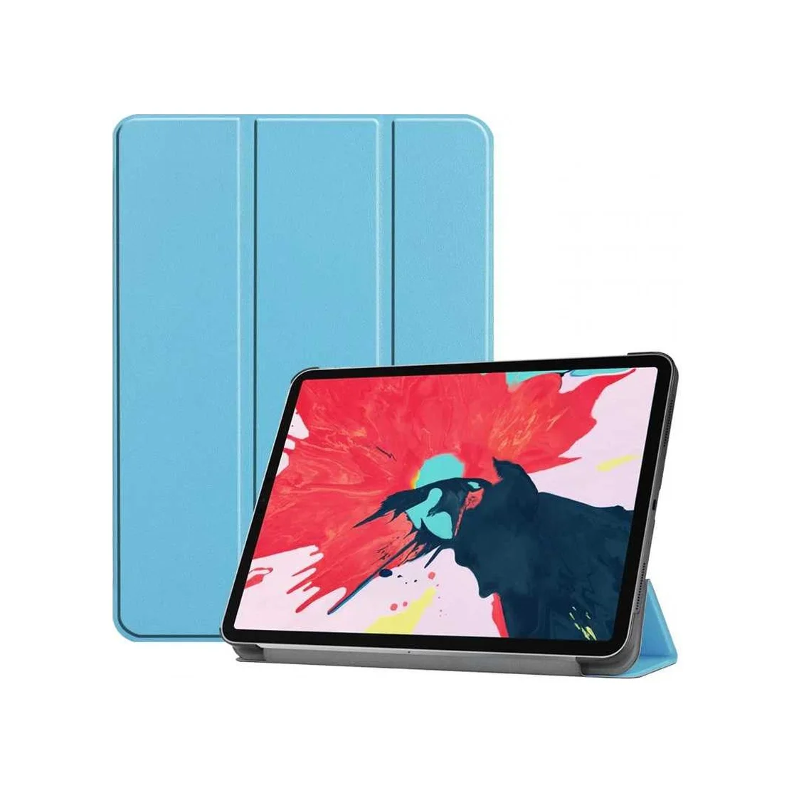 Lexroo Apple Uyumlu iPad Pro 11 2020 2.nesil Smart Cover Standlı 1-1 Kılıf - Mavi Lexroo Apple Uyumlu iPad Pro 11 2020 2.nesil Smart Cover Standlı 1-1 Kılıf - Mavi
