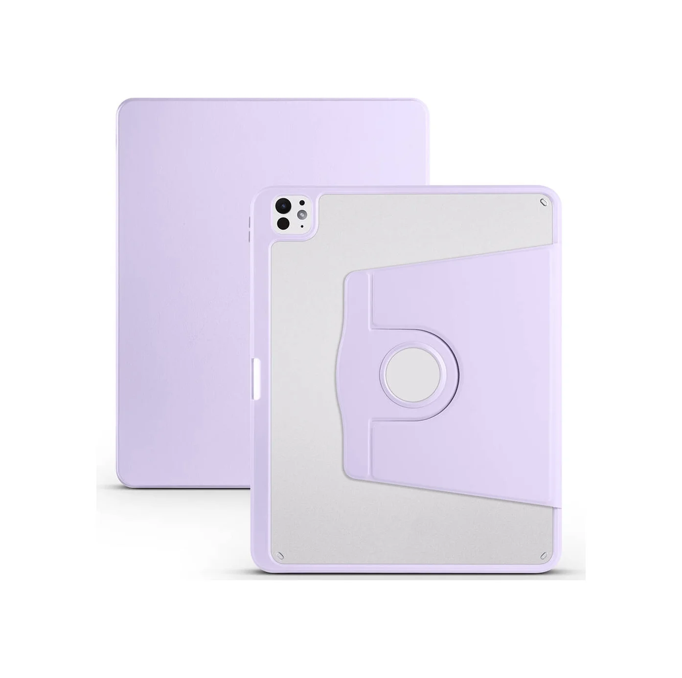 Lexroo Apple Uyumlu iPad Pro 13 2025 M5 Kılıf Termik Kalem Bölmeli Dönebilen Standlı Kılıf - Lila Silikon Lexroo Apple Uyumlu iPad Pro 13 2025 M5 Kılıf Termik Kalem Bölmeli Dönebilen Standlı Kılıf - Lila Silikon