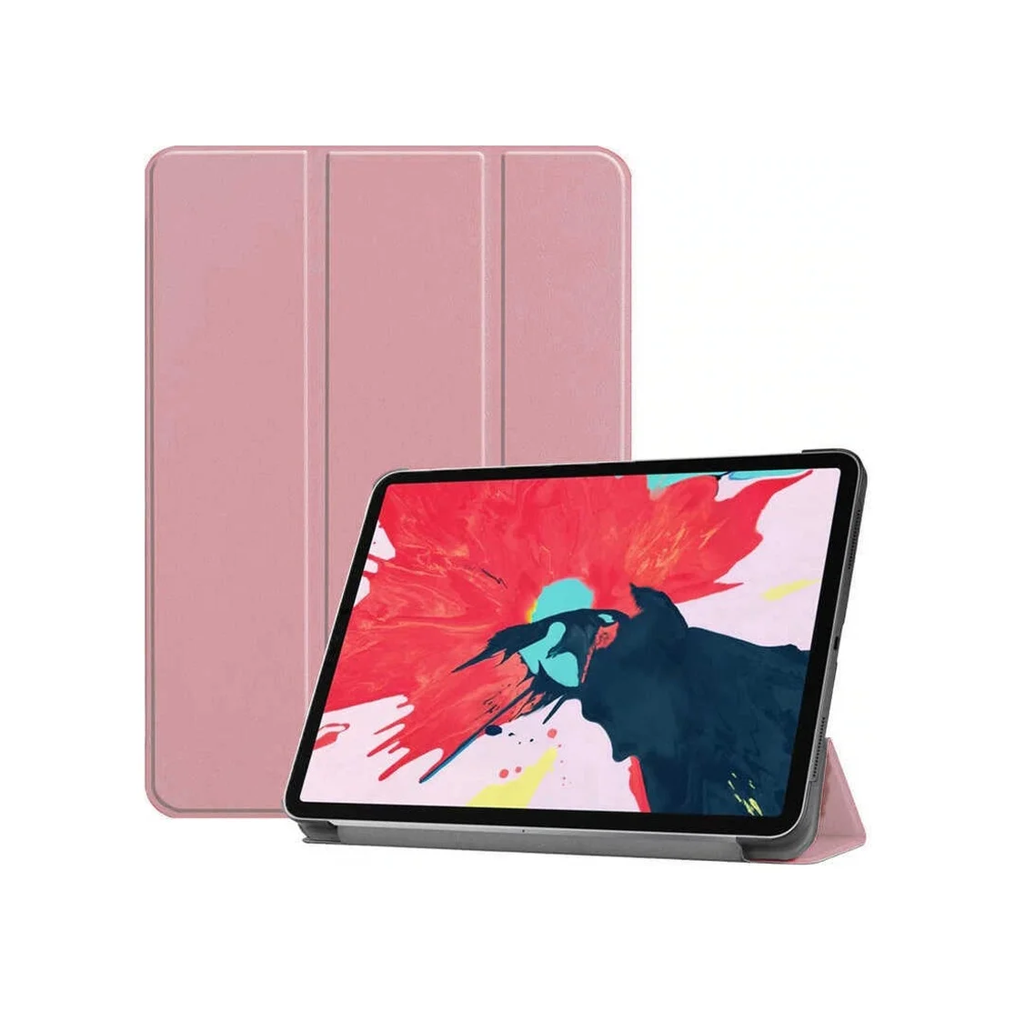 Lexroo Apple Uyumlu iPad Pro 11 2020 2.nesil Smart Cover Standlı 1-1 Kılıf - Rose Gold Lexroo Apple Uyumlu iPad Pro 11 2020 2.nesil Smart Cover Standlı 1-1 Kılıf - Rose Gold