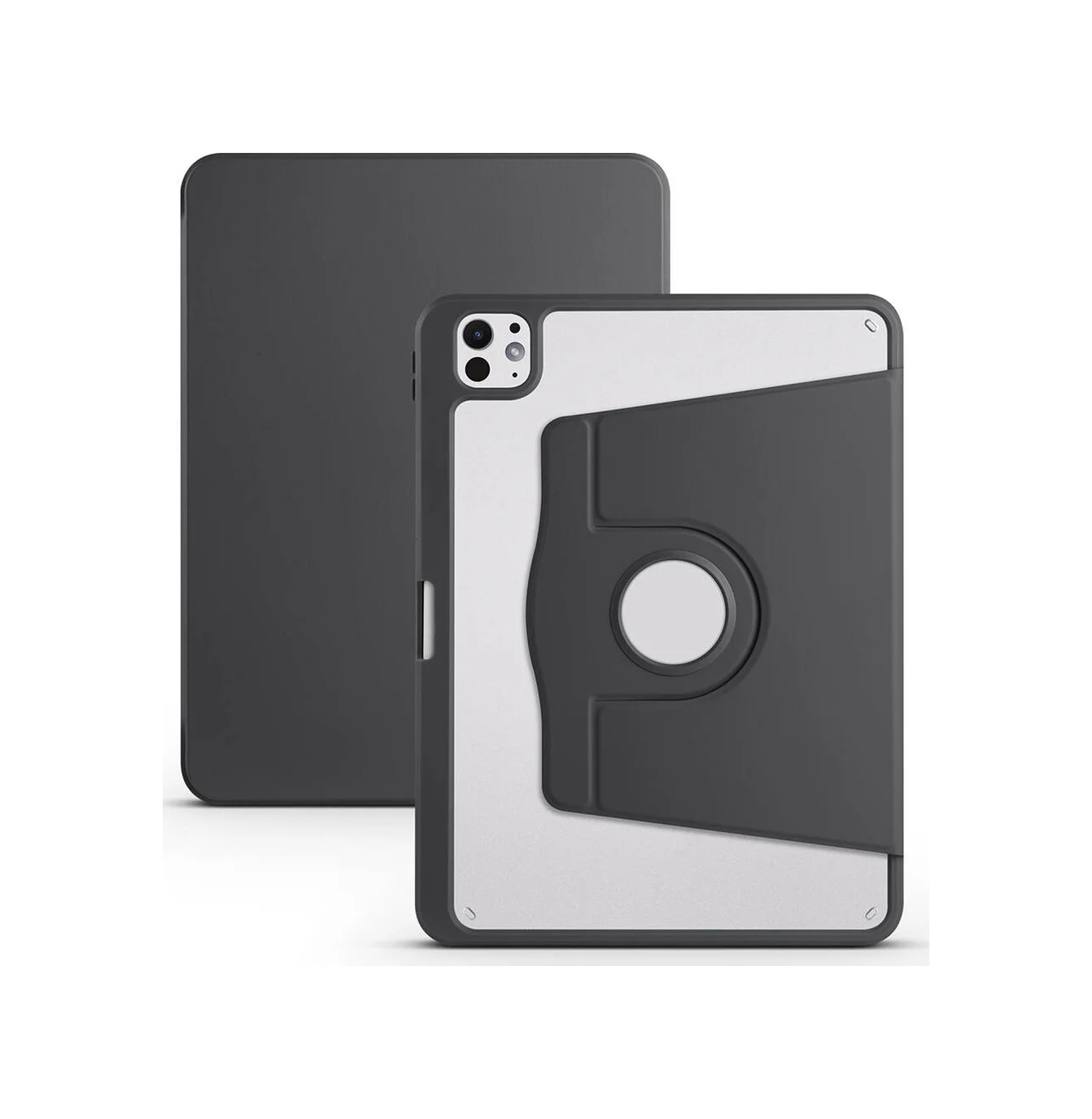Lexroo Apple Uyumlu iPad Pro 11 2025 M5 Kılıf Termik Kalem Bölmeli Dönebilen Standlı Kılıf - Siyah Silikon Lexroo Apple Uyumlu iPad Pro 11 2025 M5 Kılıf Termik Kalem Bölmeli Dönebilen Standlı Kılıf - Siyah Silikon