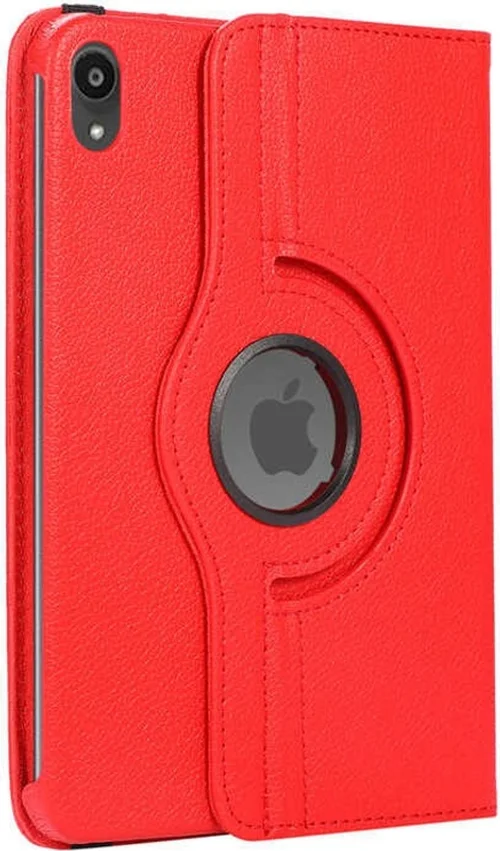 Lexroo Apple Uyumlu iPad Mini 2021 6.nesil Dönebilen Standlı Kılıf - Kırmızı Lexroo Apple Uyumlu iPad Mini 2021 6.nesil Dönebilen Standlı Kılıf - Kırmızı