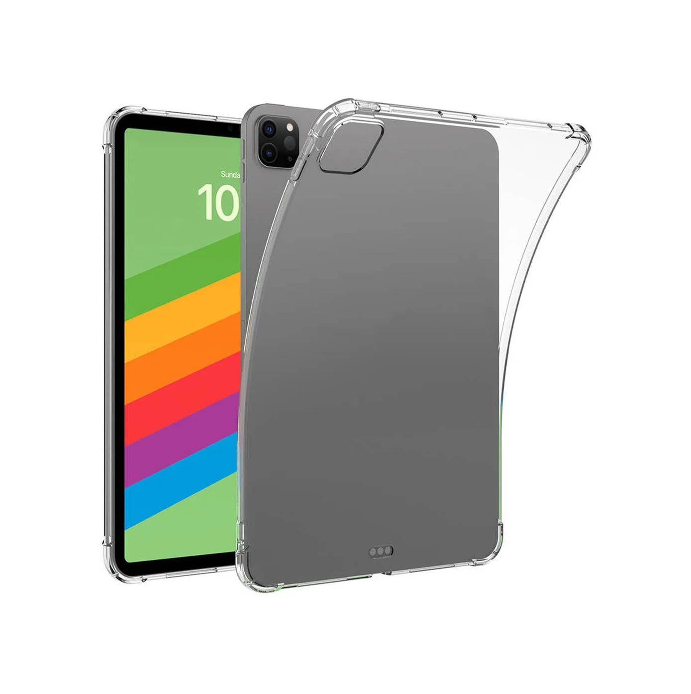 Lexroo Apple Uyumlu iPad Pro 13 2025 M5 Kılıf Tablet Nitro Anti Shock Silikon Kılıf - Şeffaf Lexroo Apple Uyumlu iPad Pro 13 2025 M5 Kılıf Tablet Nitro Anti Shock Silikon Kılıf - Şeffaf
