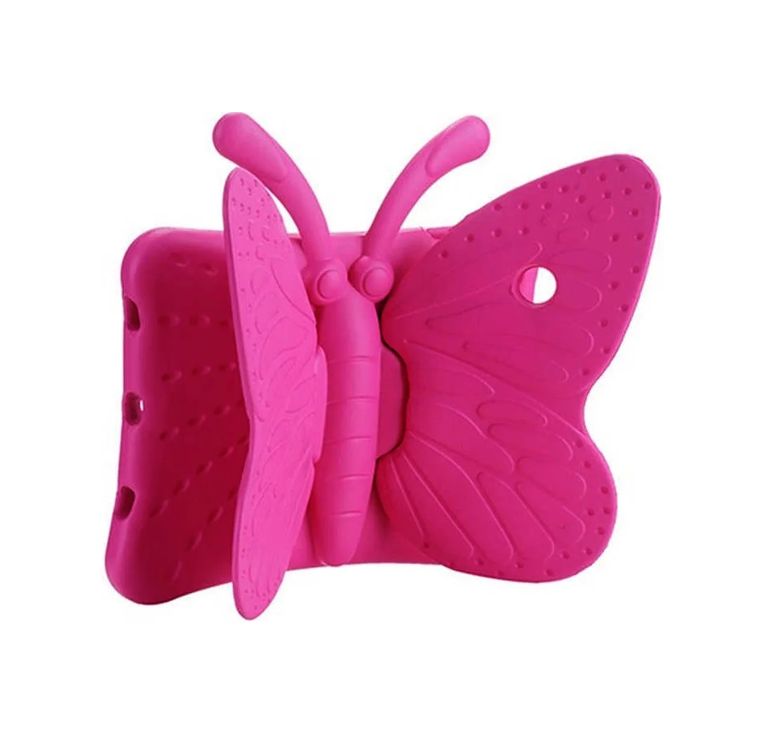 Lexroo Apple Uyumlu iPad 2 3 4 Butterfly Standlı Tablet Kılıf - Pembe Koyu Silikon Lexroo Apple Uyumlu iPad 2 3 4 Butterfly Standlı Tablet Kılıf - Pembe Koyu Silikon