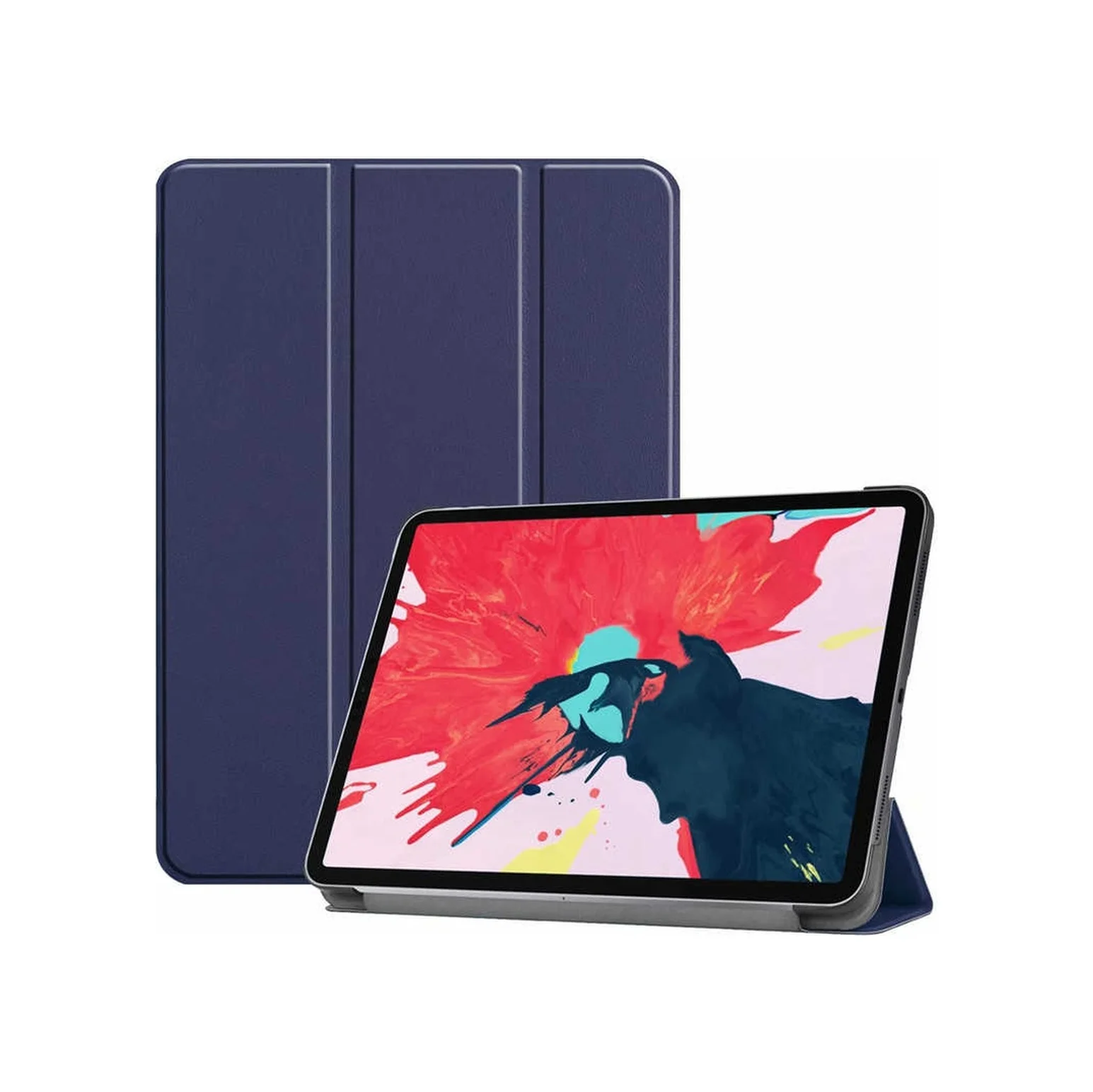 Lexroo Apple Uyumlu iPad Pro 11 2020 2.nesil Smart Cover Standlı 1-1 Kılıf - Lacivert Lexroo Apple Uyumlu iPad Pro 11 2020 2.nesil Smart Cover Standlı 1-1 Kılıf - Lacivert