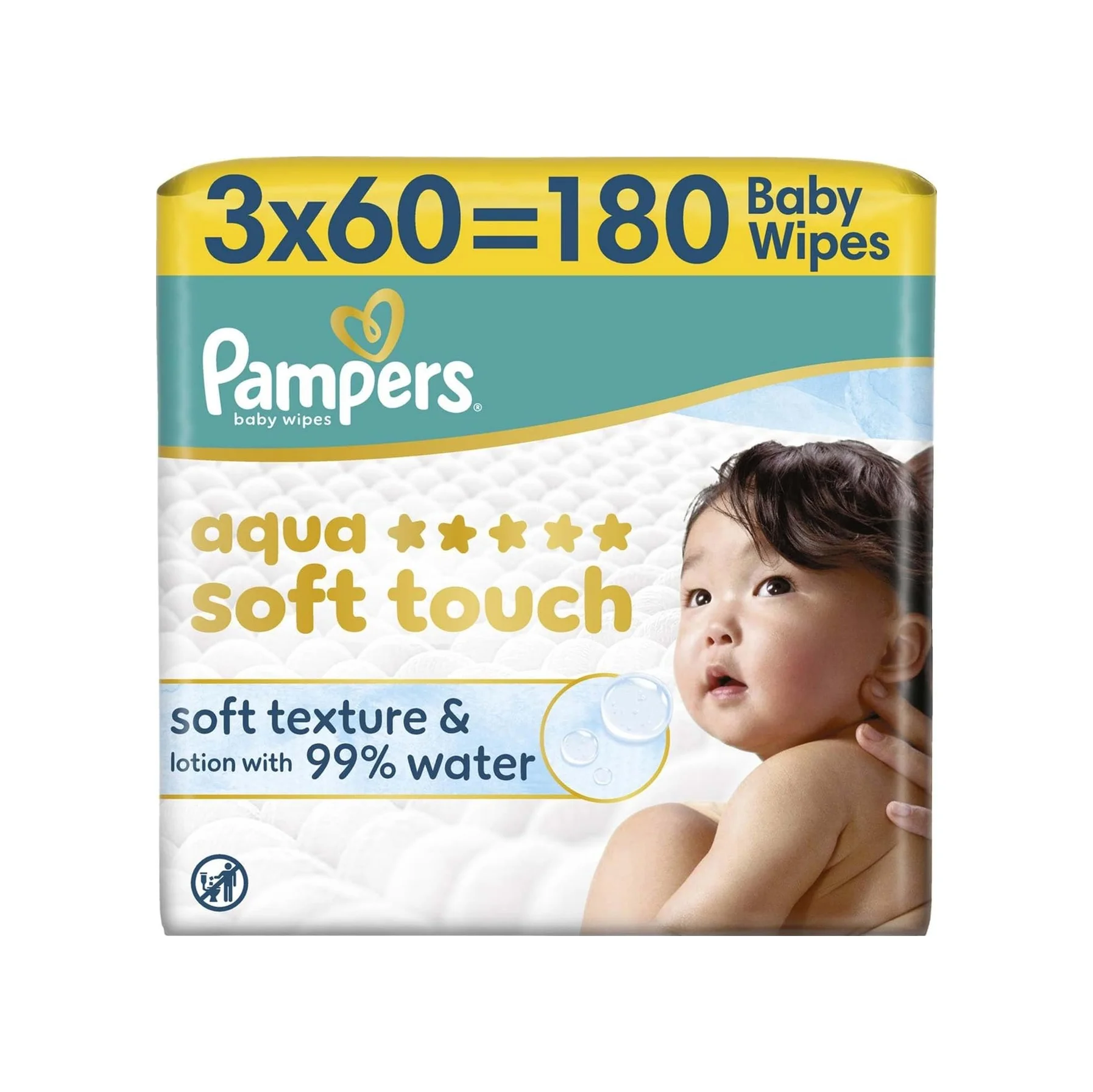 Lexroo Aqua Soft Touch Bebek Islak Havlu 3 Paket 180 Yaprak 1000'li Set Lexroo Aqua Soft Touch Bebek Islak Havlu 3 Paket 180 Yaprak 1000'li Set