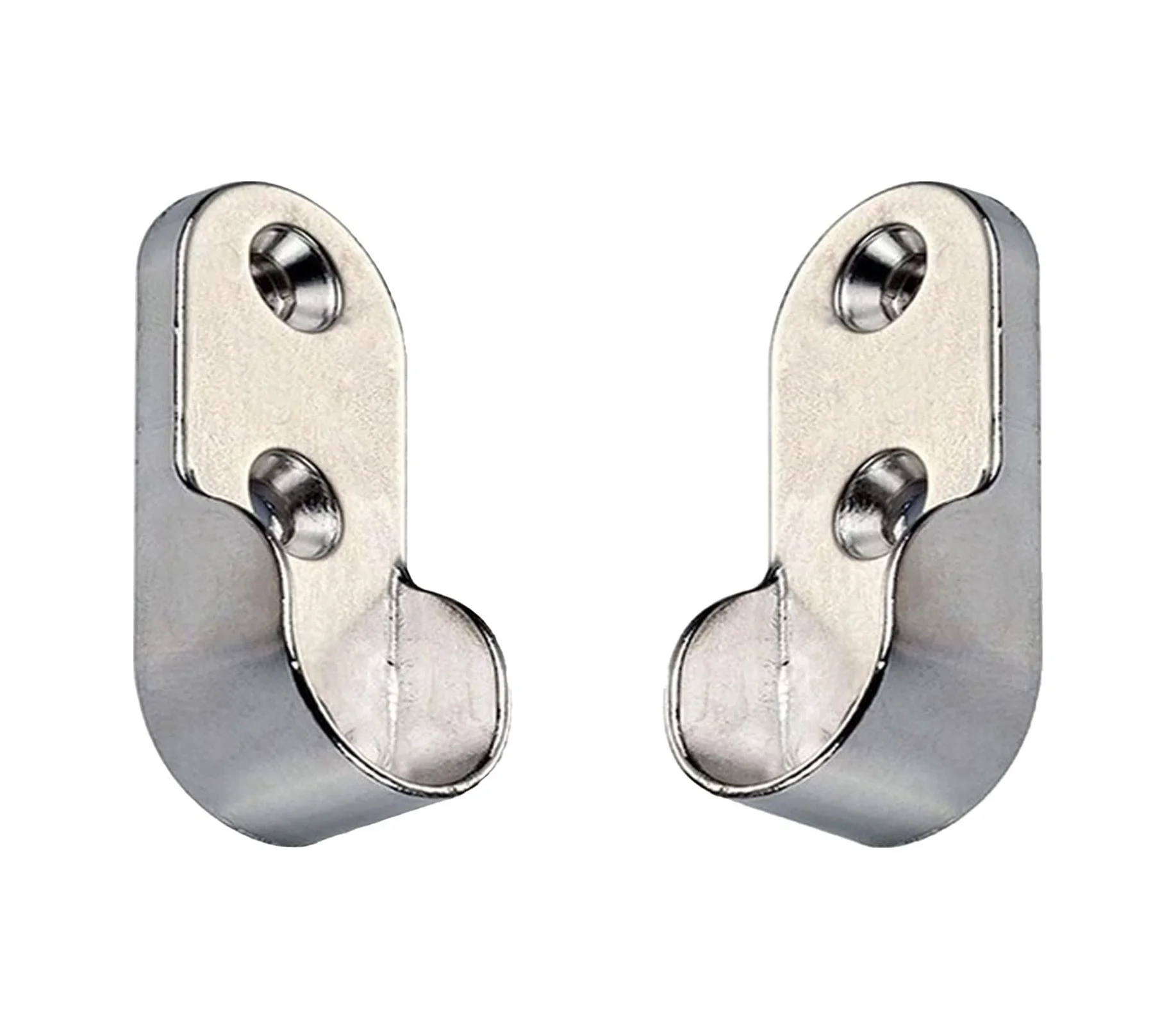 Lexroo Askı Flanşı Oval Dolap Elbise Askı Aparatı Krom 30 Mm 2 Adet Çok Renkli Lexroo Askı Flanşı Oval Dolap Elbise Askı Aparatı Krom 30 Mm 2 Adet Çok Renkli