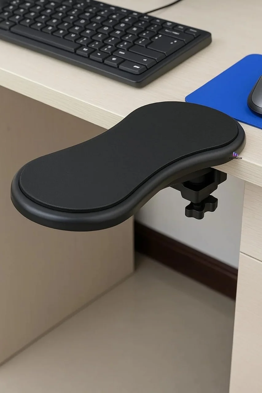 Lexroo Ayarlanabilir Masa Sandalye Kol Dirsek Dayama Pedi Desteği Aparatı Klavye Mouse Standart Lexroo Ayarlanabilir Masa Sandalye Kol Dirsek Dayama Pedi Desteği Aparatı Klavye Mouse Standart