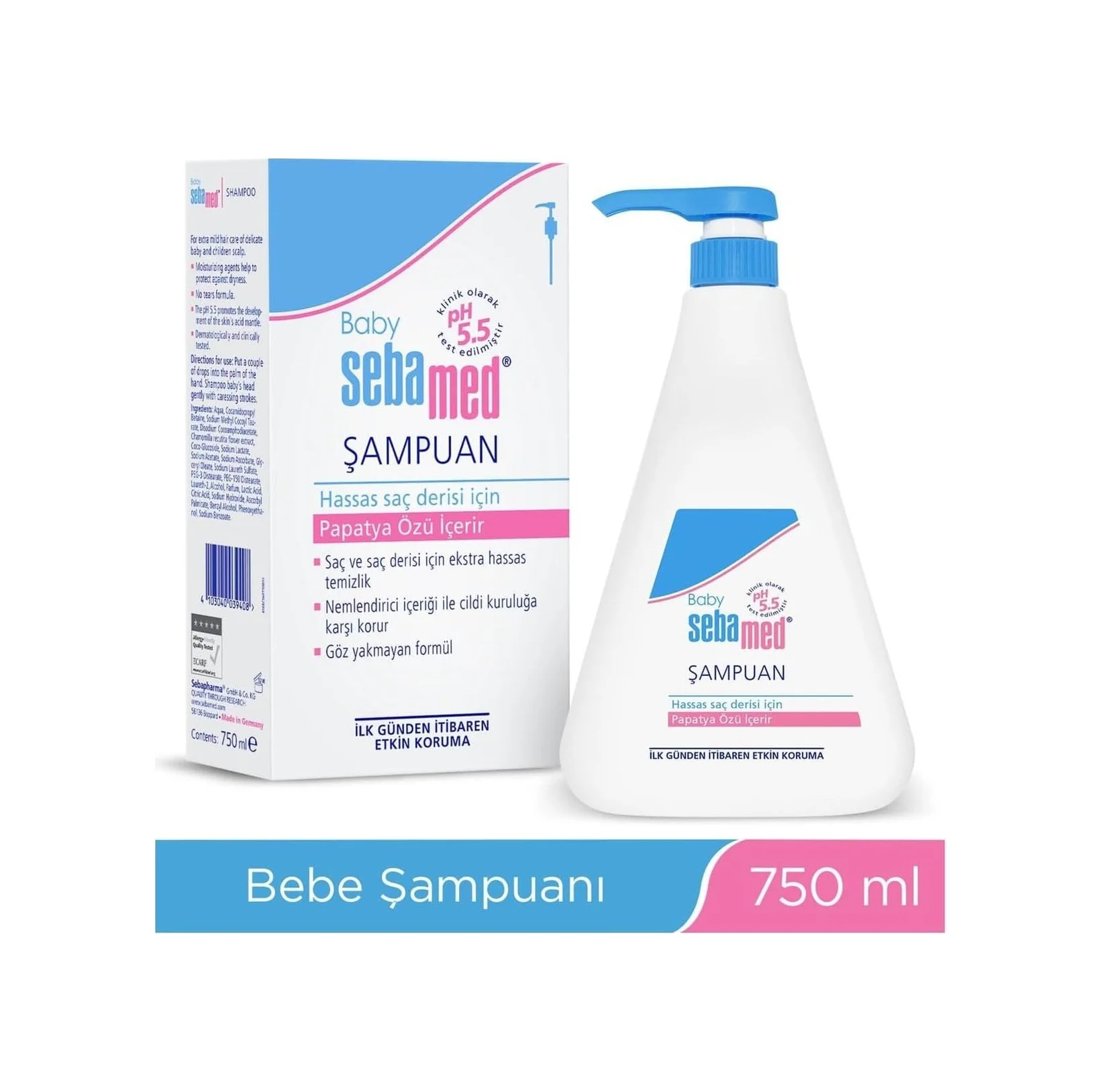 Lexroo Baby Ph 5.5 Göz Yakmayan Formül Nemlendirici Etkili Papatya Özütlü Bebek Şampuanı 750 Ml Lexroo Baby Ph 5.5 Göz Yakmayan Formül Nemlendirici Etkili Papatya Özütlü Bebek Şampuanı 750 Ml