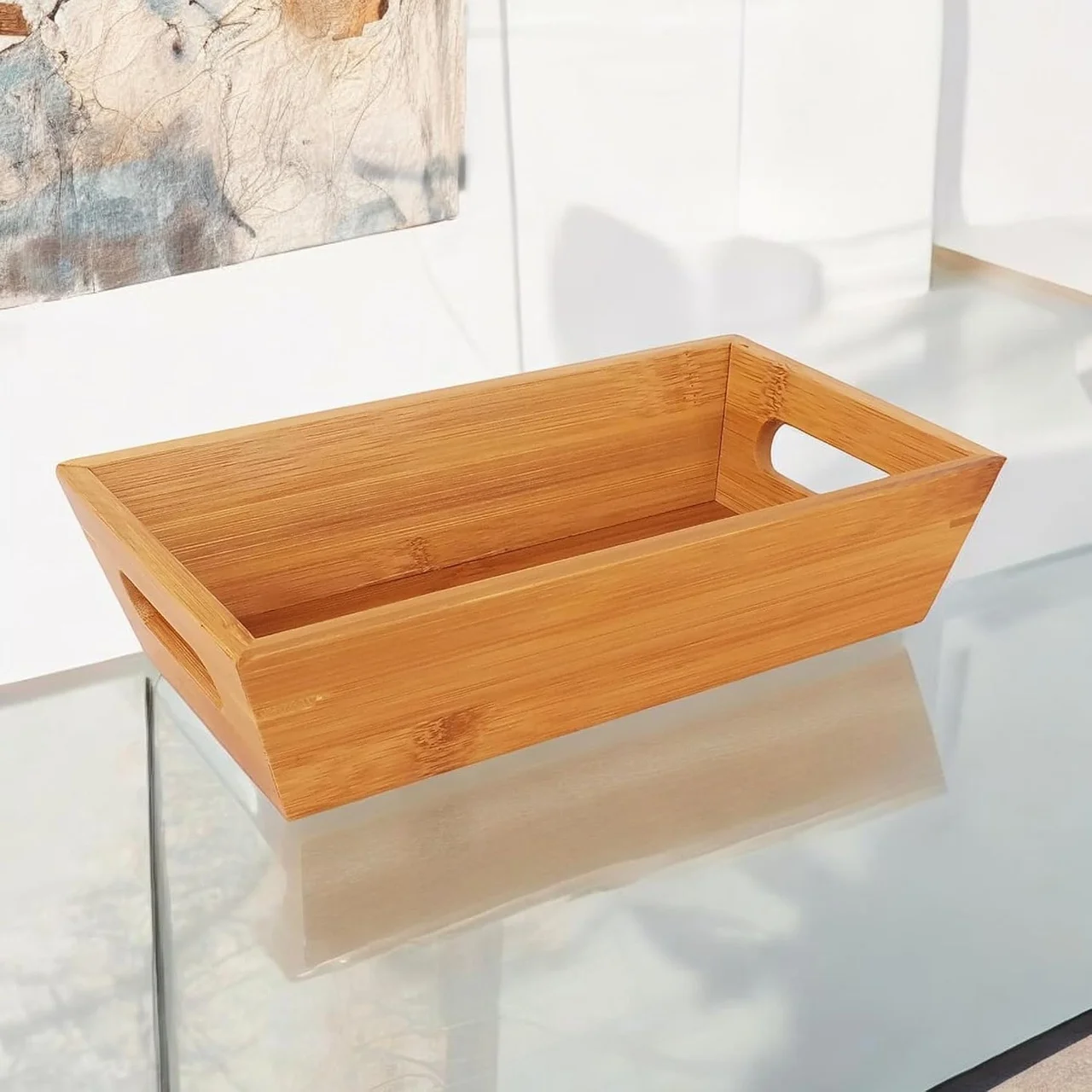 Lexroo Bambu Ekmek Sepeti 23x13x7cm, Evonox Bambu Ekmeklik, Bambu Ekmek Sunumluk Çok Renkli Lexroo Bambu Ekmek Sepeti 23x13x7cm, Evonox Bambu Ekmeklik, Bambu Ekmek Sunumluk Çok Renkli