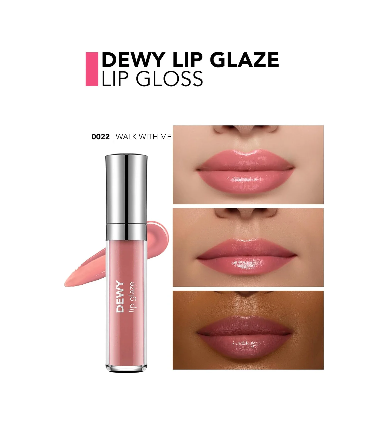 Lexroo Besleyici Dudak Parlatıcısı - Dewy Lip Glaze - 022 Walk With Me-8682536069403 Lexroo Besleyici Dudak Parlatıcısı - Dewy Lip Glaze - 022 Walk With Me-8682536069403