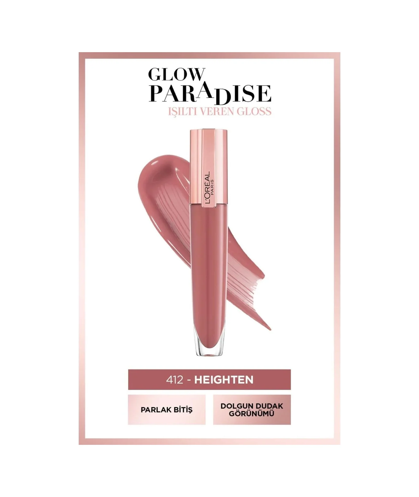 Lexroo Brilliant Signature Plump İn Gloss Ruj 412, Heighten Belirtilmemiş Lexroo Brilliant Signature Plump İn Gloss Ruj 412, Heighten Belirtilmemiş