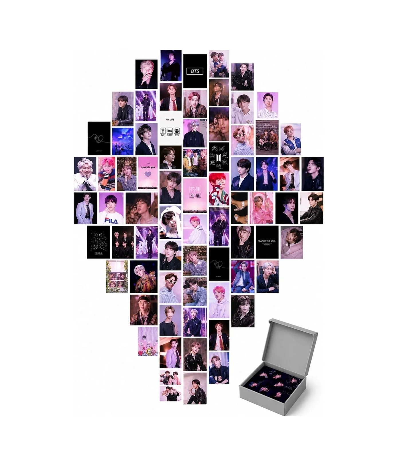 Lexroo Bts Duvar Poster Seti - 60 Adet - Pembe Bts Poster Seti - 10cm 15cm - Kalın Kuşe Kağıt Lexroo Bts Duvar Poster Seti - 60 Adet - Pembe Bts Poster Seti - 10cm 15cm - Kalın Kuşe Kağıt