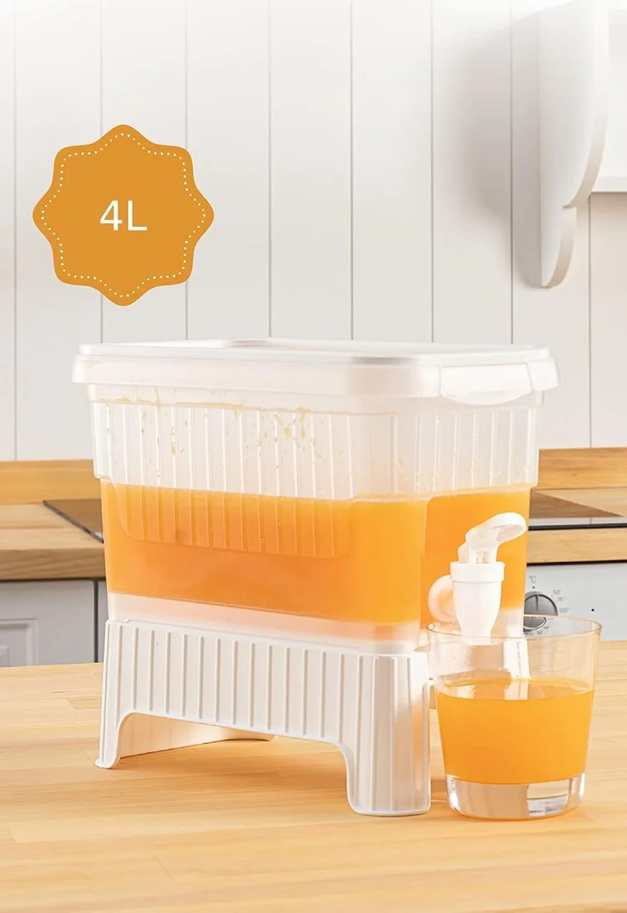 Lexroo Buzdolabı Sebili, 4l Buzdolabı Sebi, Musluklu Buzdolabı Sebili, Limonta, Vişne Suyu Lexroo Buzdolabı Sebili, 4l Buzdolabı Sebi, Musluklu Buzdolabı Sebili, Limonta, Vişne Suyu