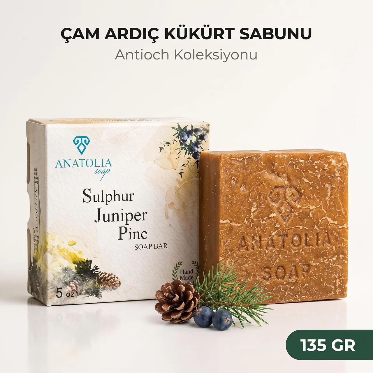 Lexroo Çam Ardıç Katranlı Kükürt Sabunu Lexroo Çam Ardıç Katranlı Kükürt Sabunu