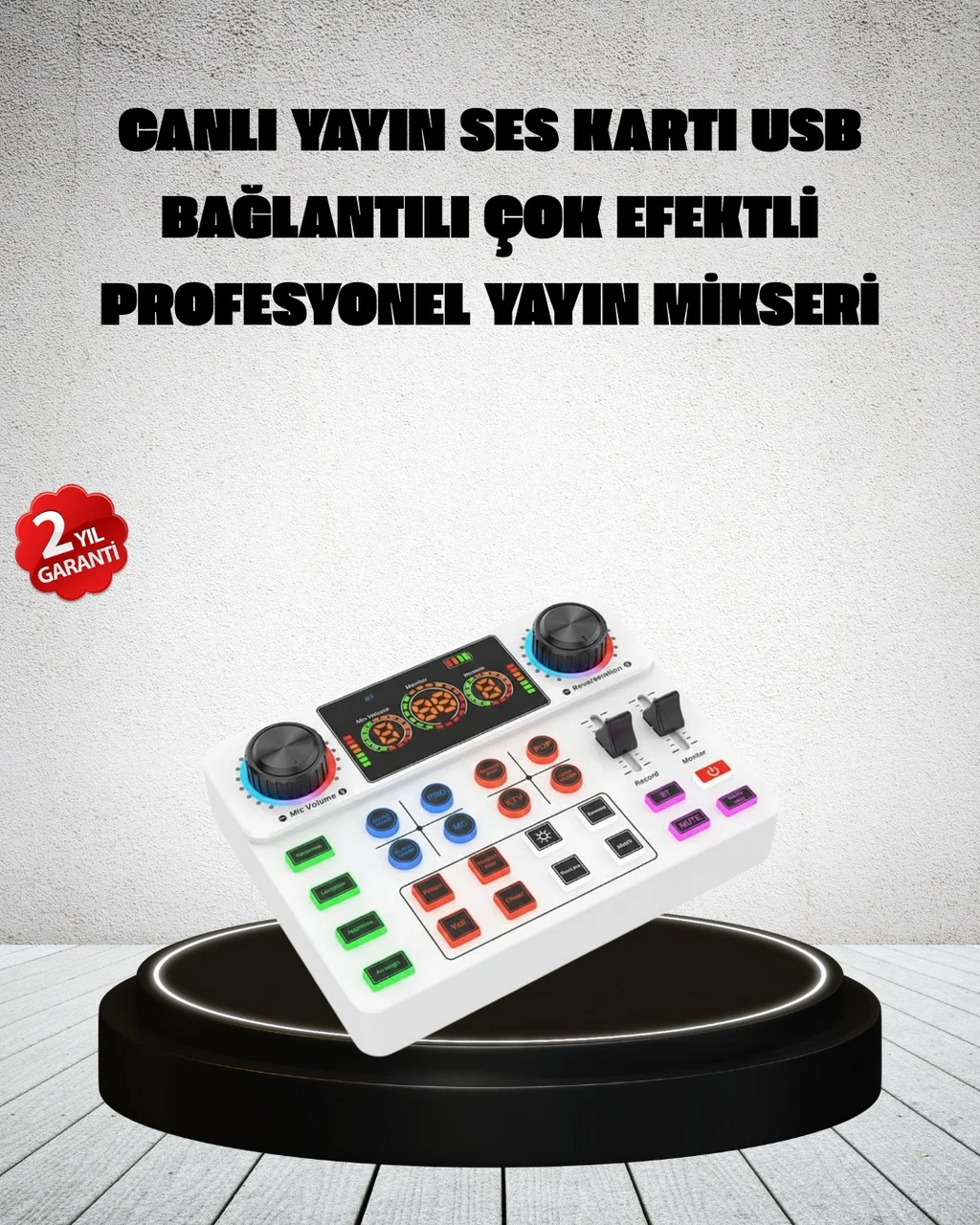 Lexroo Canlı Yayın Ve Karaoke İçin Profesyonel Ses Kartı Bluetooth Destekli Lexroo Canlı Yayın Ve Karaoke İçin Profesyonel Ses Kartı Bluetooth Destekli