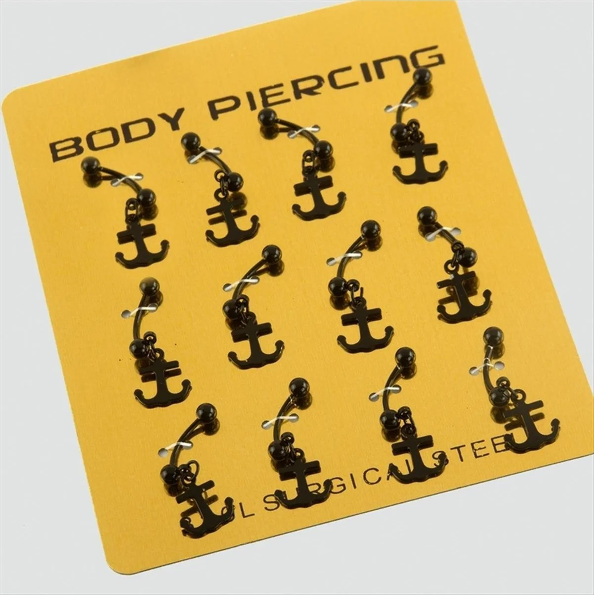 Lexroo Çapa Çelik Piercing 1 Adet - Siyah Lexroo Çapa Çelik Piercing 1 Adet - Siyah
